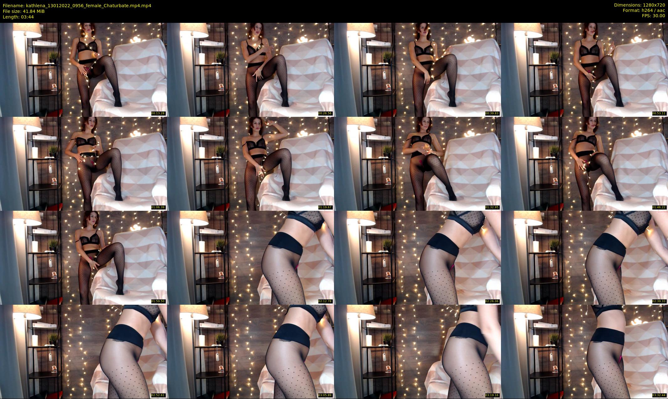 kathlena — 4 minute Chaturbate female cam show recording, 720p, Jan 13, 2022
