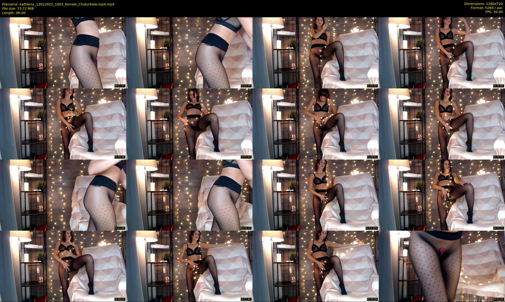 kathlena — 6 minute Chaturbate female cam show recording, 720p, Jan 13, 2022