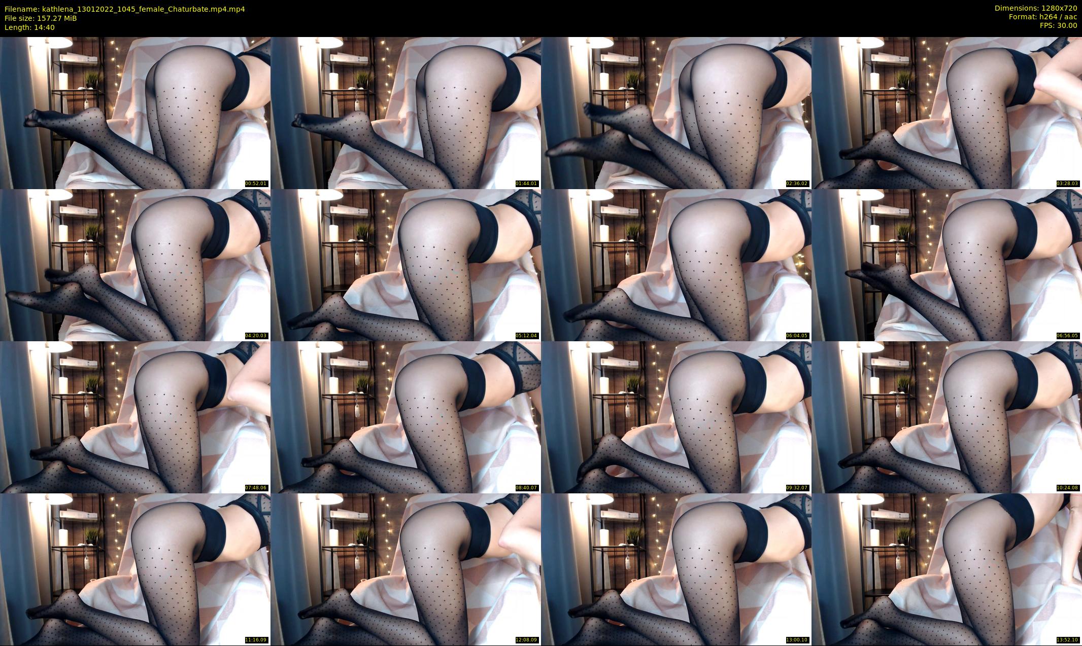 kathlena — 15 minute Chaturbate female cam show recording, 720p, Jan 13, 2022