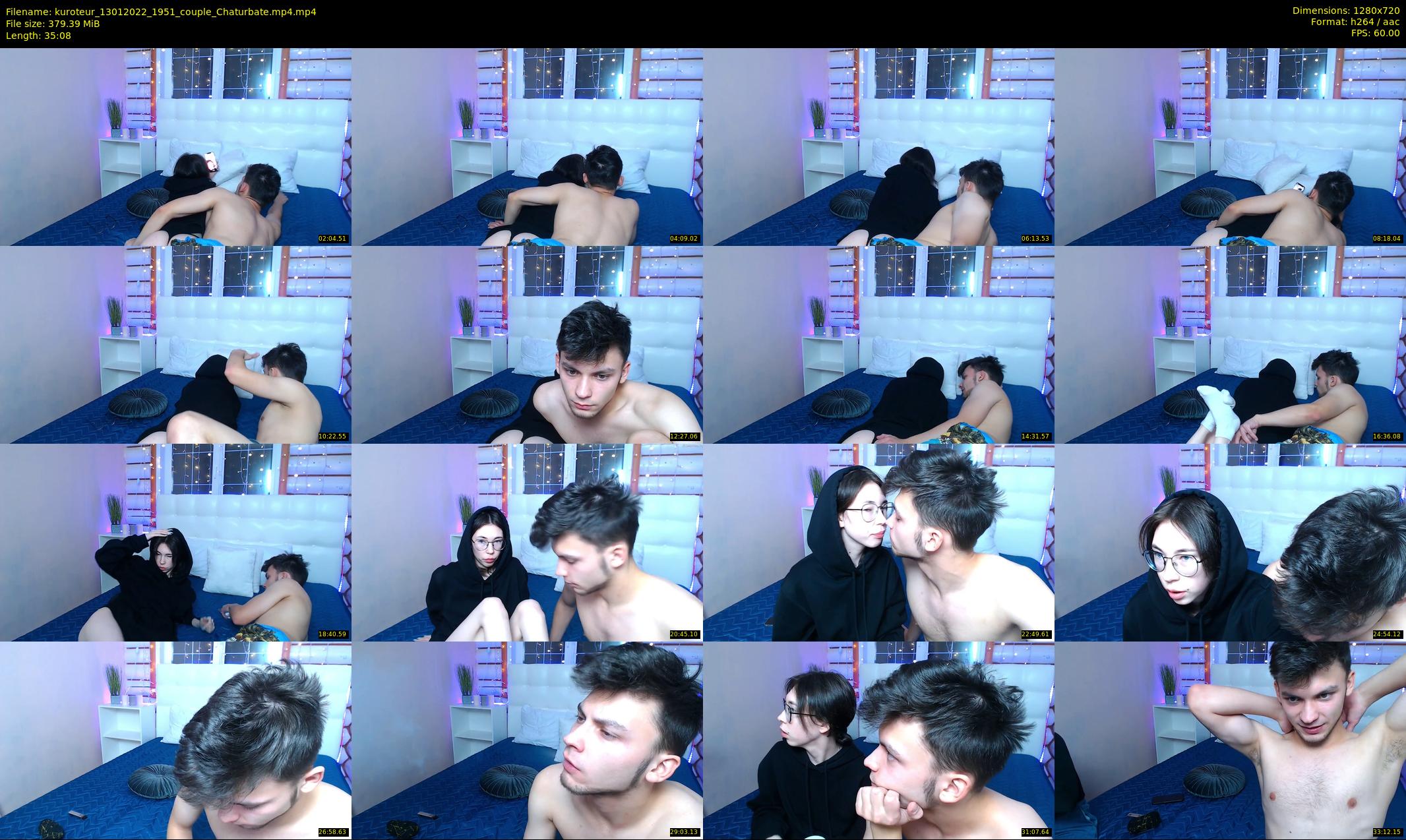 kuroteur — 36 minute Chaturbate couple cam show recording, 720p, Jan 13, 2022