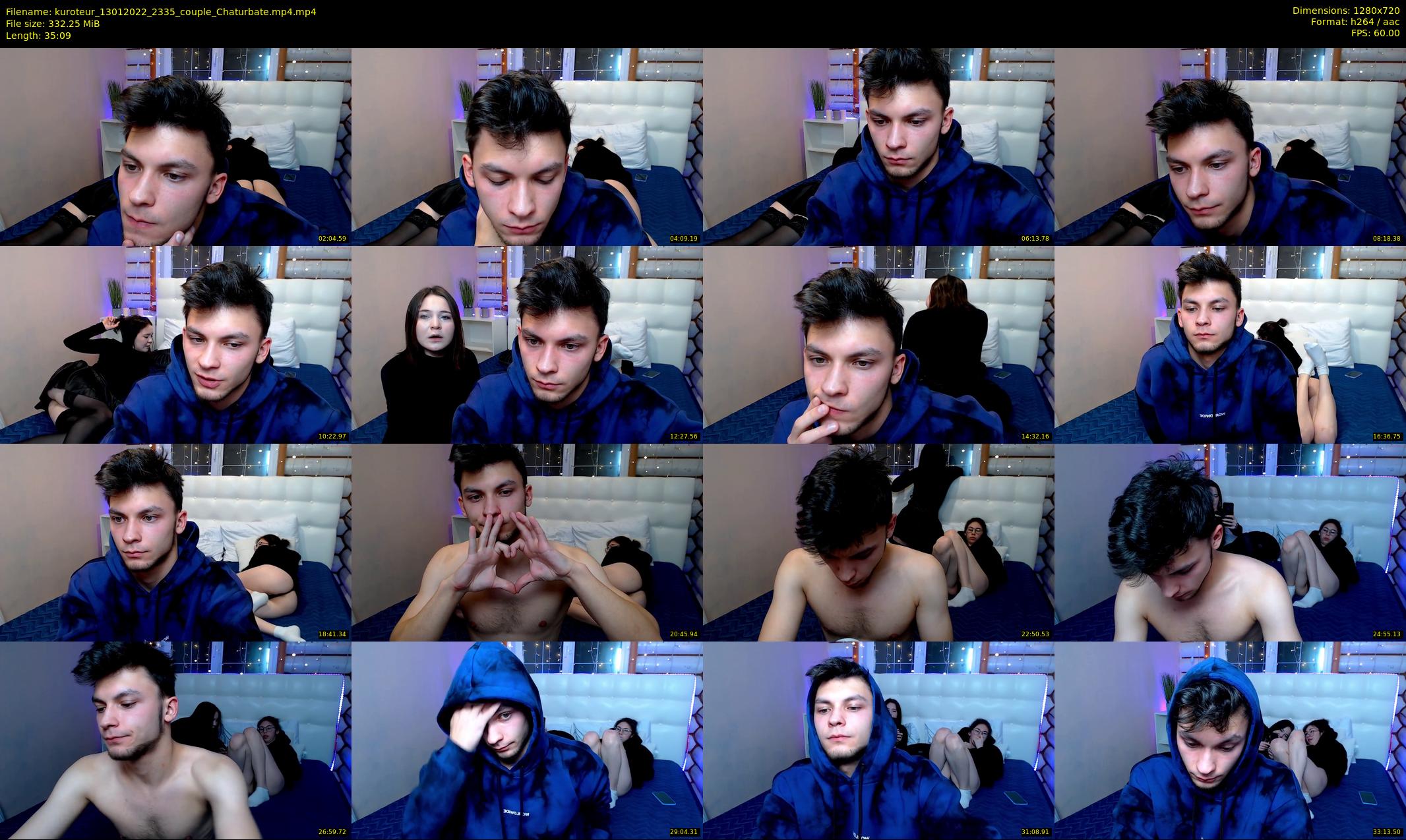 kuroteur — 36 minute Chaturbate couple cam show recording, 720p, Jan 13, 2022