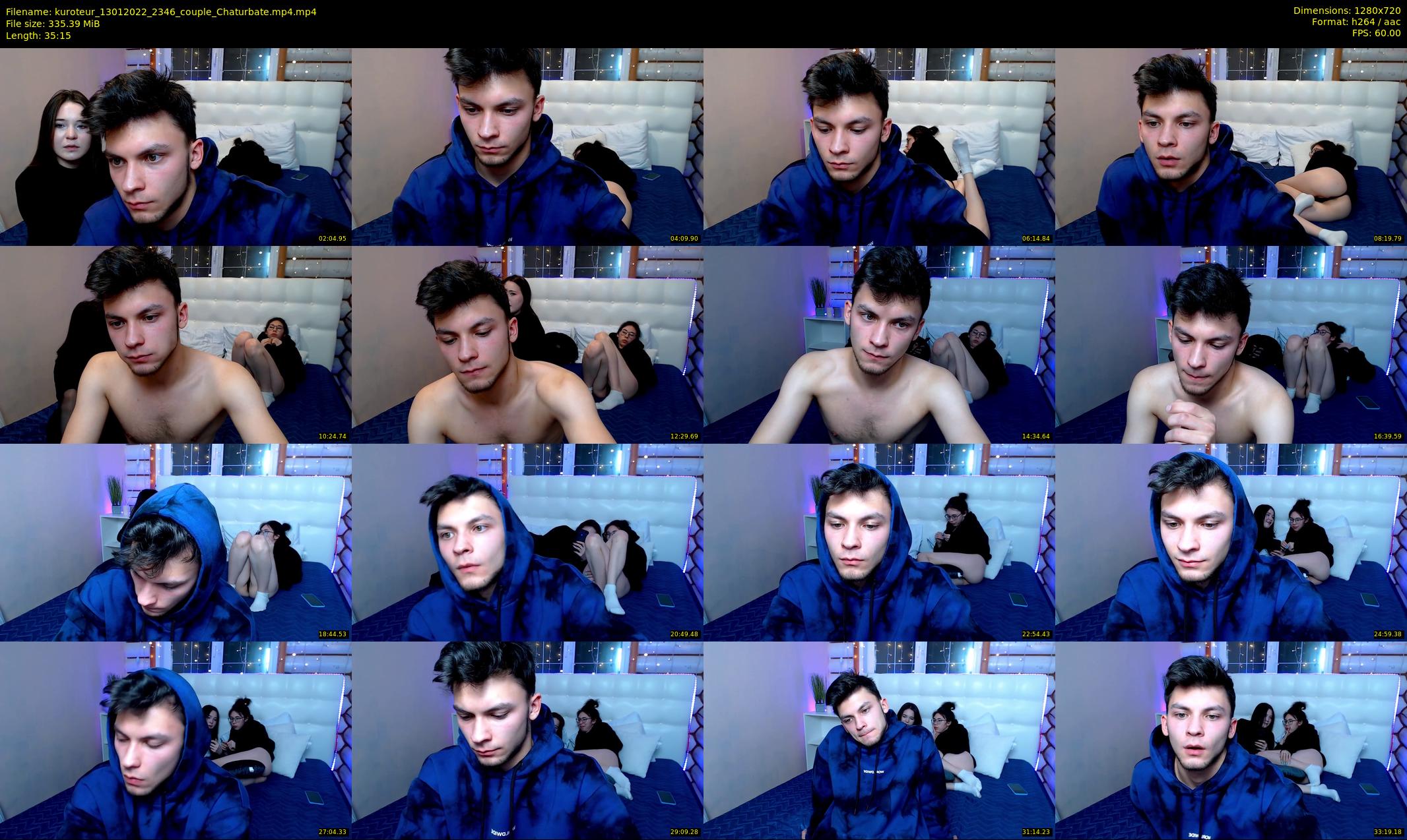 kuroteur — 36 minute Chaturbate couple cam show recording, 720p, Jan 13, 2022
