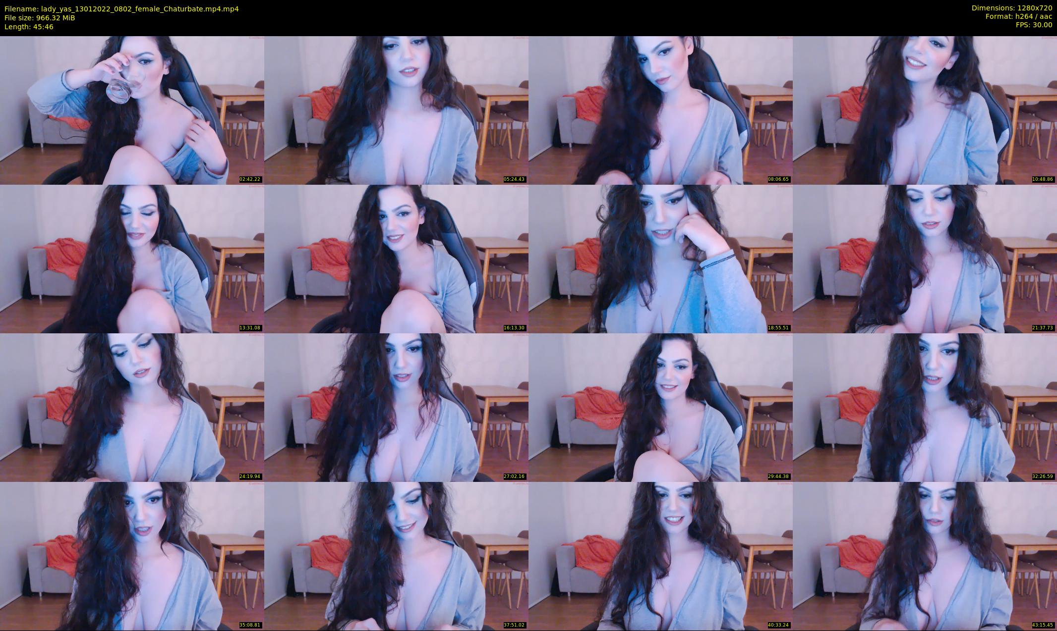 lady_yas — 46 minute Chaturbate female cam show recording, 720p, Jan 13, 2022