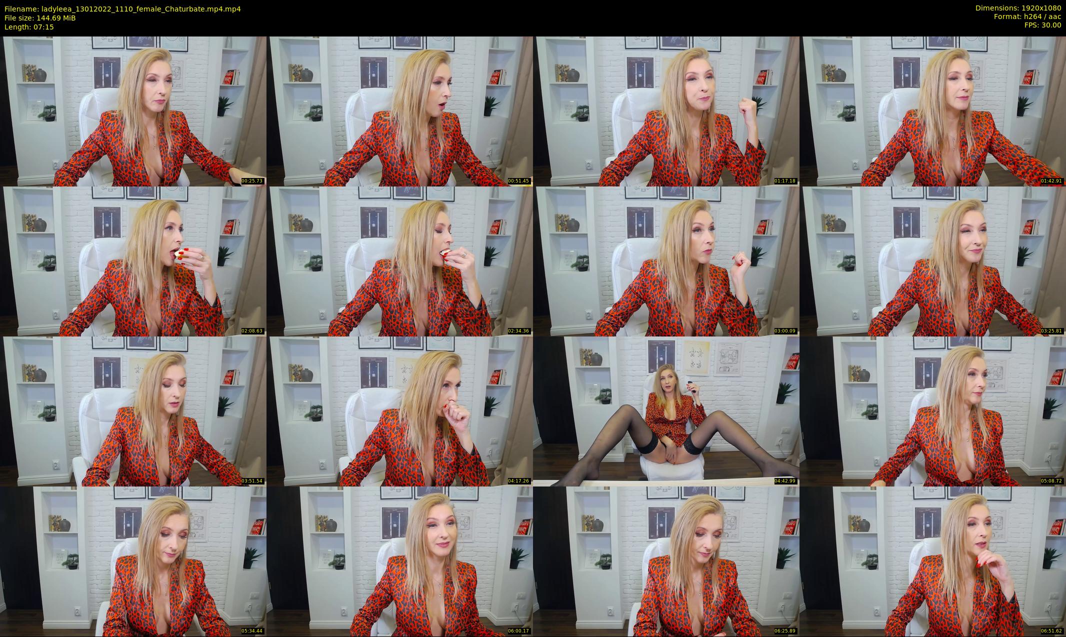 ladyleea — 8 minute Chaturbate female cam show recording, 1080p, Jan 13, 2022