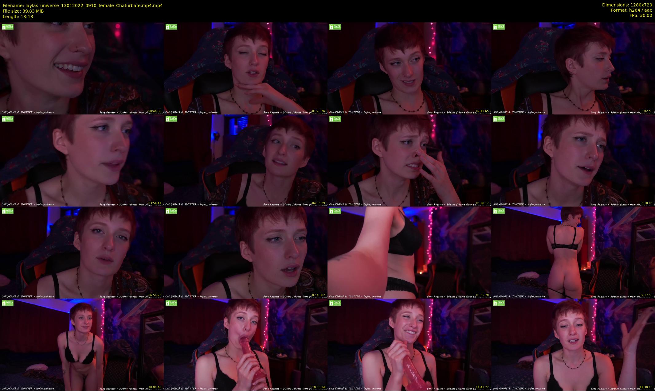 laylas_universe — 14 minute Chaturbate female cam show recording, 720p, Jan 13, 2022