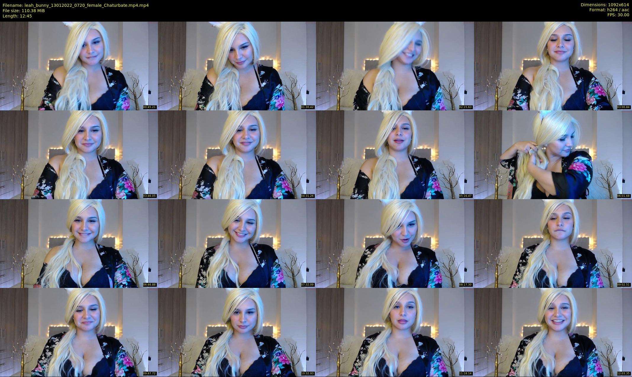 leah_bunny — 13 minute Chaturbate female cam show recording, 480p, Jan 13, 2022