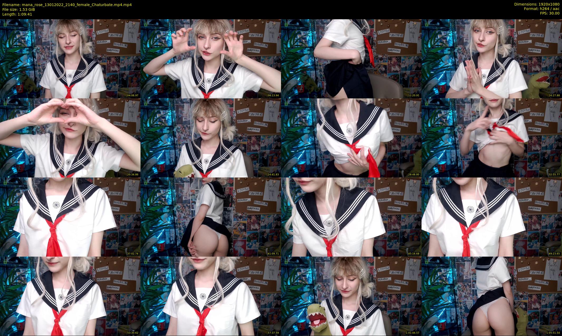 mana_rose — 70 minute Chaturbate female cam show recording, 1080p, Jan 13, 2022
