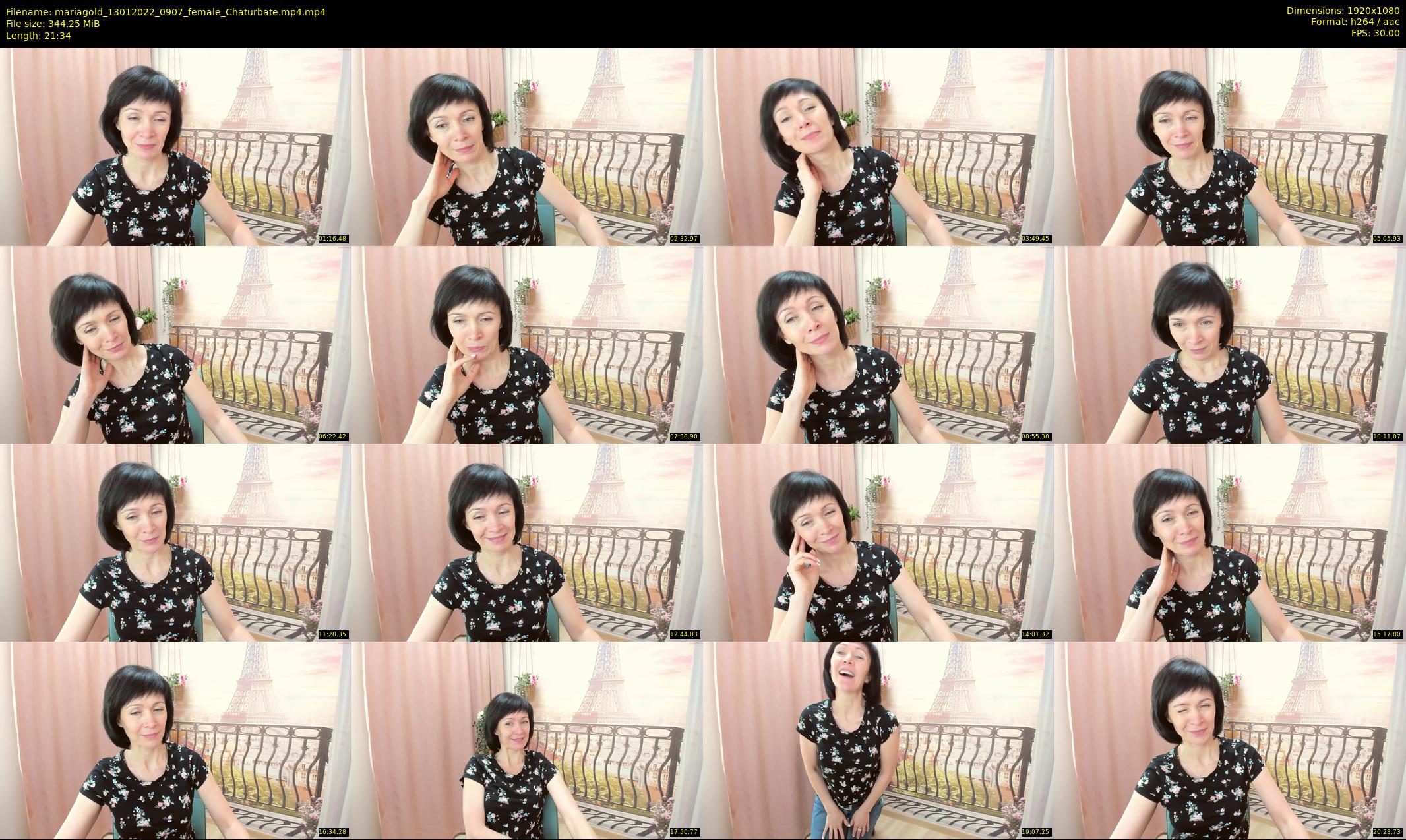 mariagold — 22 minute Chaturbate female cam show recording, 1080p, Jan 13, 2022