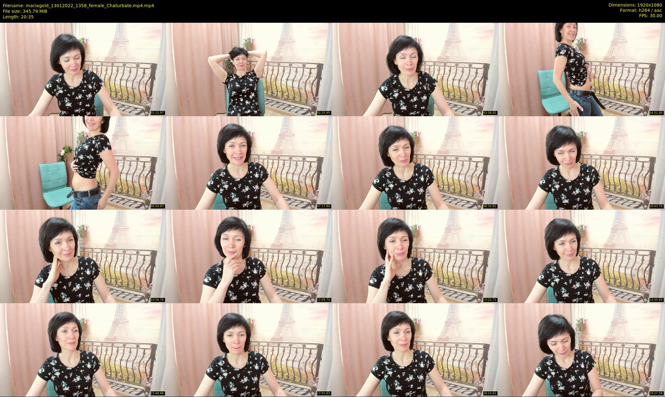 mariagold — 21 minute Chaturbate female cam show recording, 1080p, Jan 13, 2022