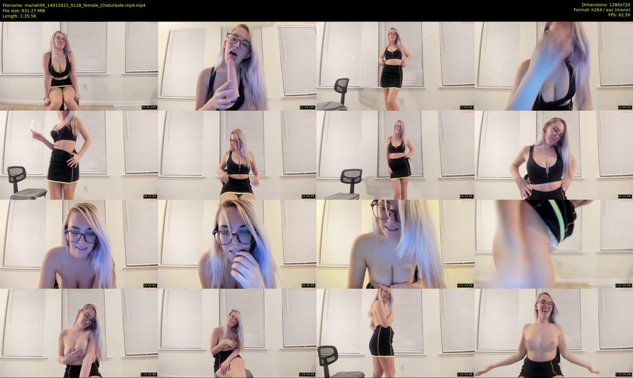 mariah95 — 96 minute Chaturbate female cam show recording, 720p, Jan 14, 2022