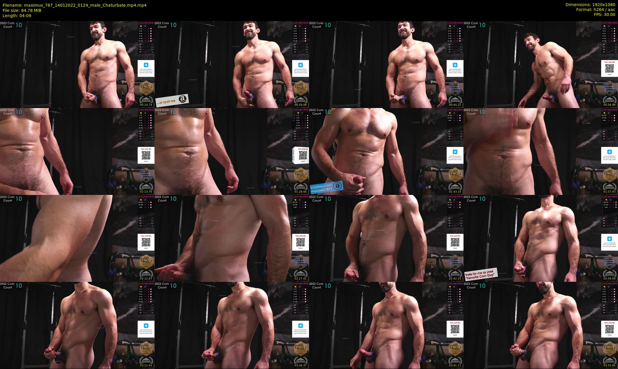 maximus_787 — 5 minute Chaturbate male cam show recording, 1080p, Jan 14, 2022
