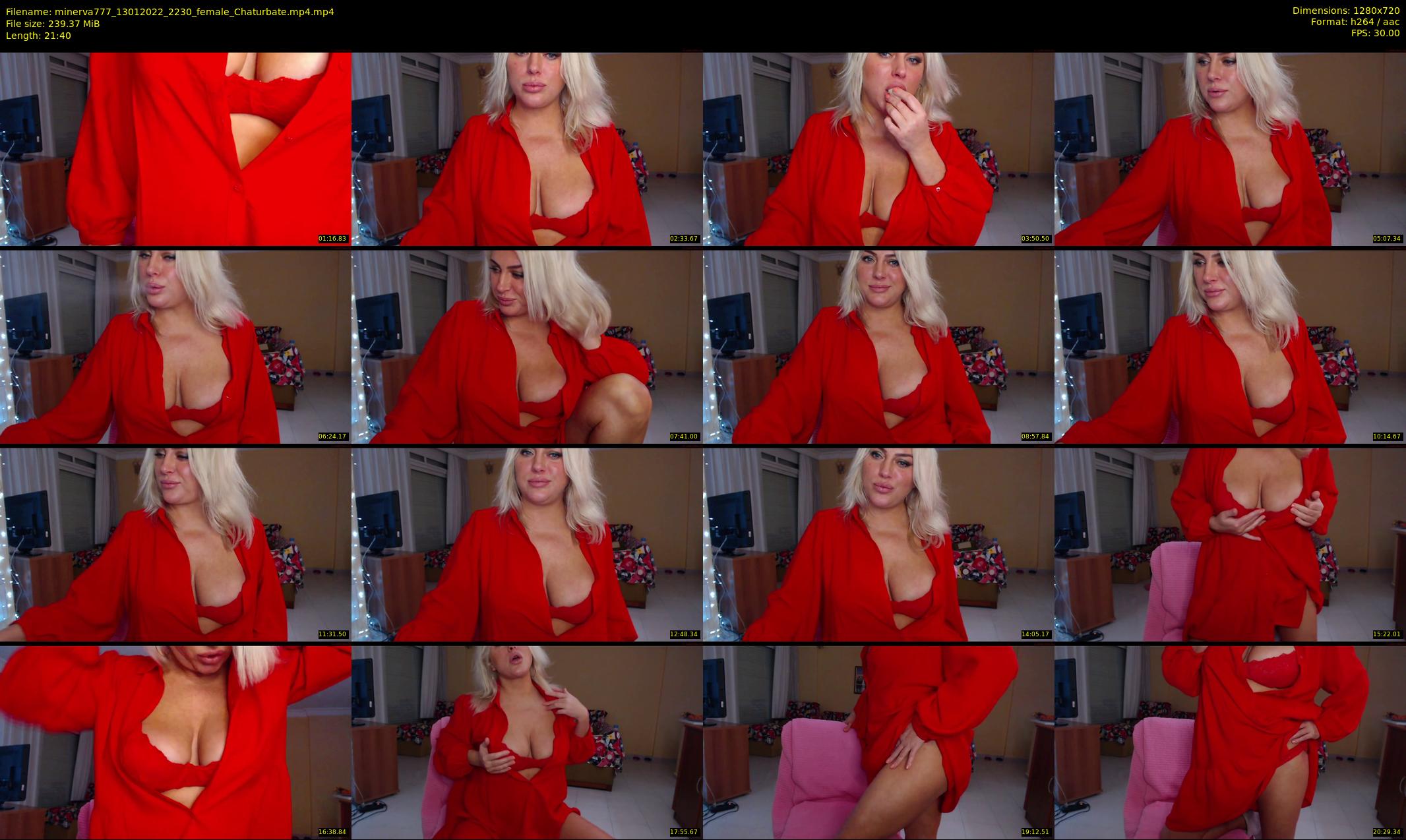 minerva777 — 22 minute Chaturbate female cam show recording, 720p, Jan 13, 2022