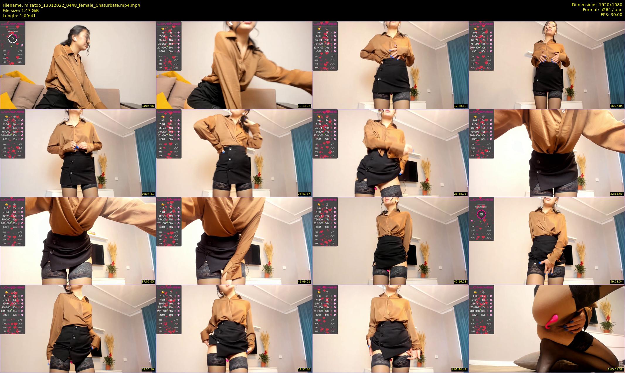misatoo — 70 minute Chaturbate female cam show recording, 1080p, Jan 13, 2022