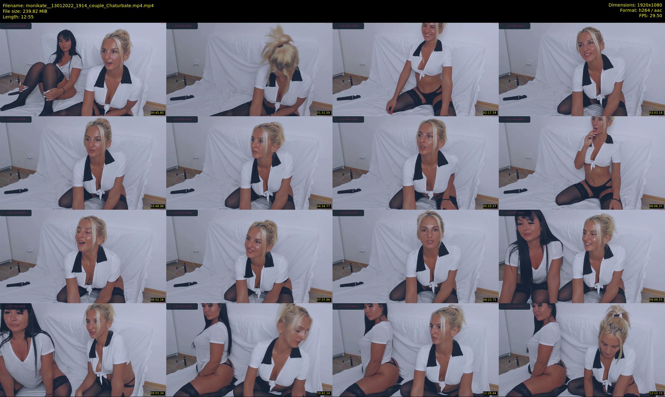 monikate_ — 13 minute Chaturbate couple cam show recording, 1080p, Jan 13, 2022