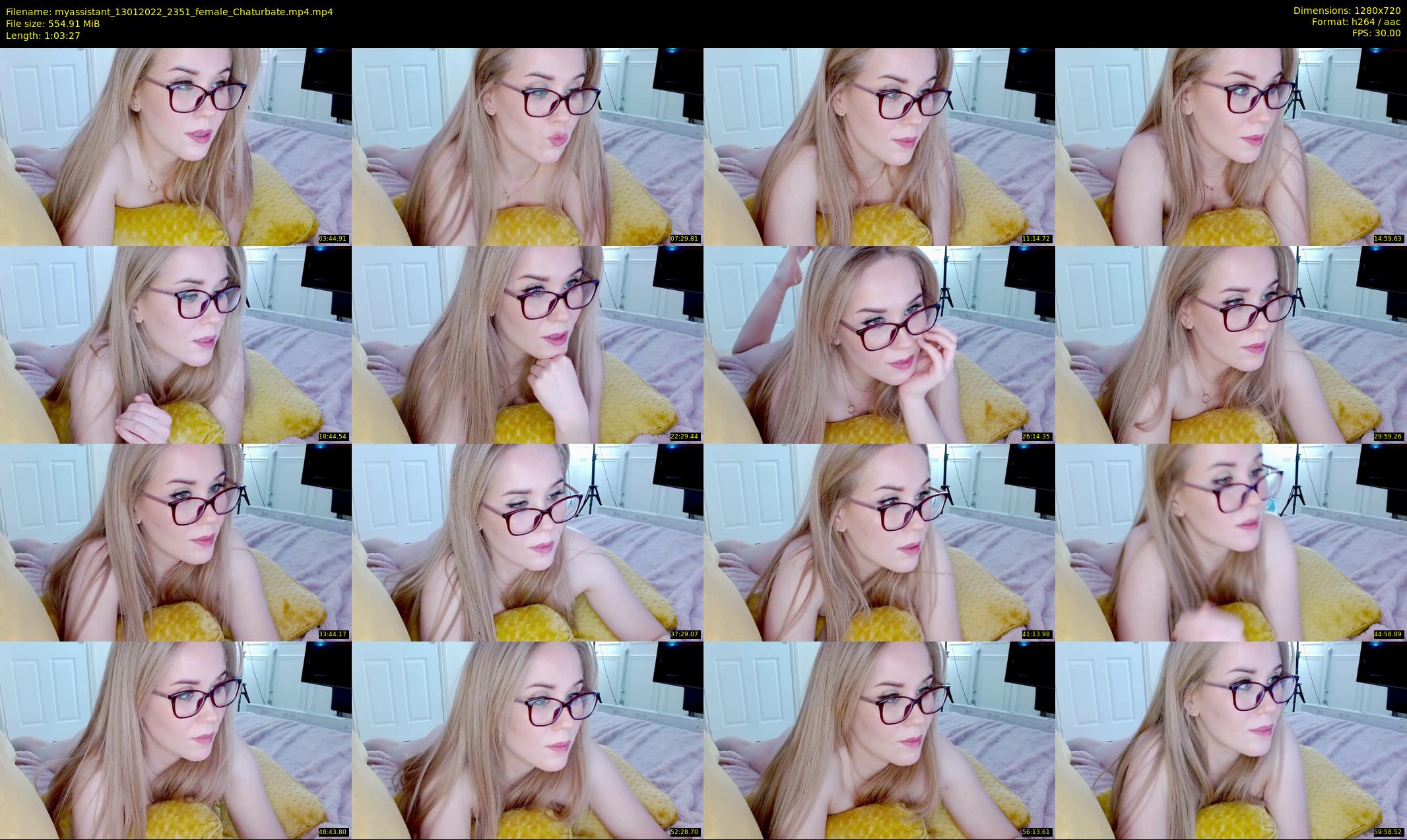 myassistant — 64 minute Chaturbate female cam show recording, 720p, Jan 13, 2022