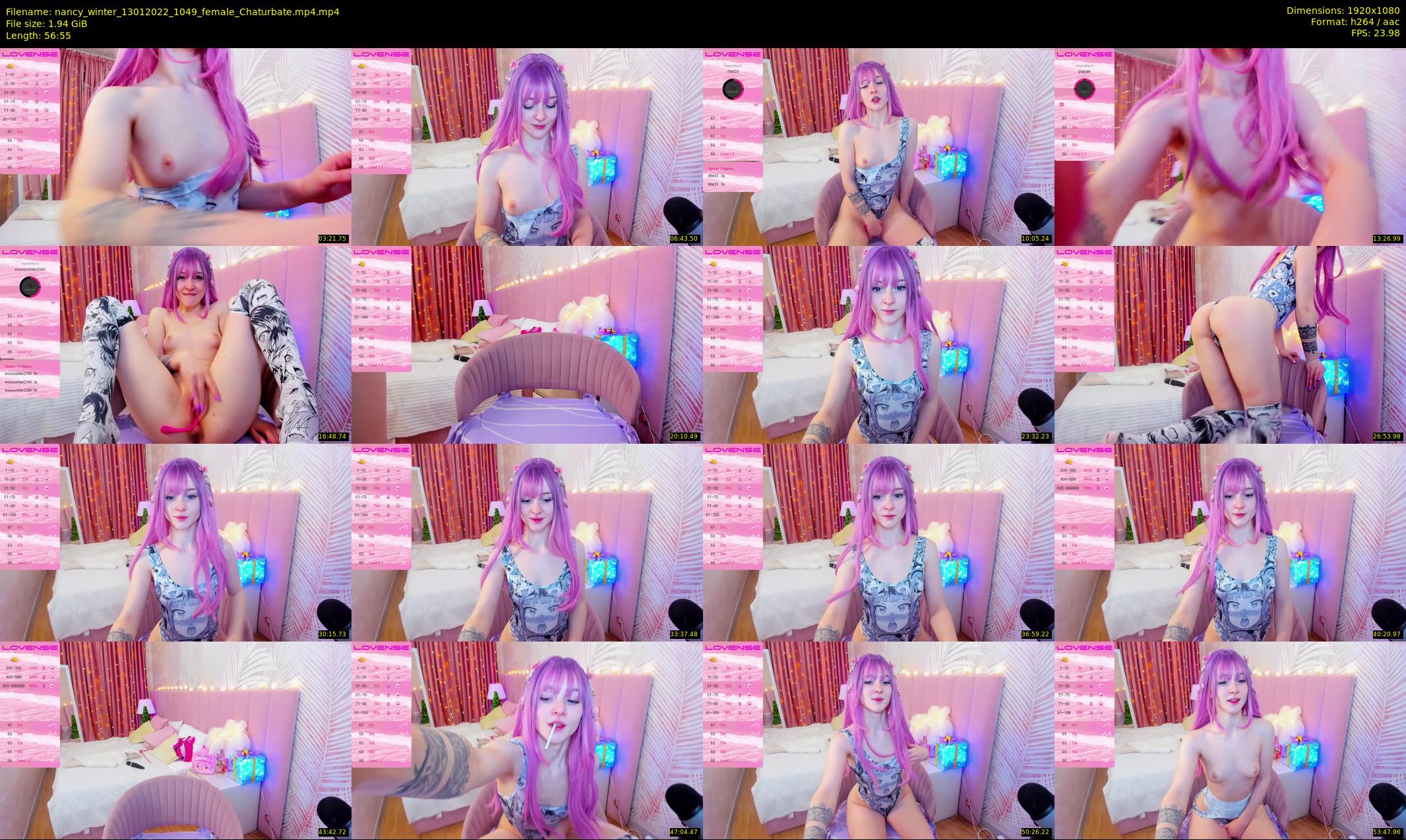 nancy_winter — 57 minute Chaturbate female cam show recording, 1080p, Jan 13, 2022