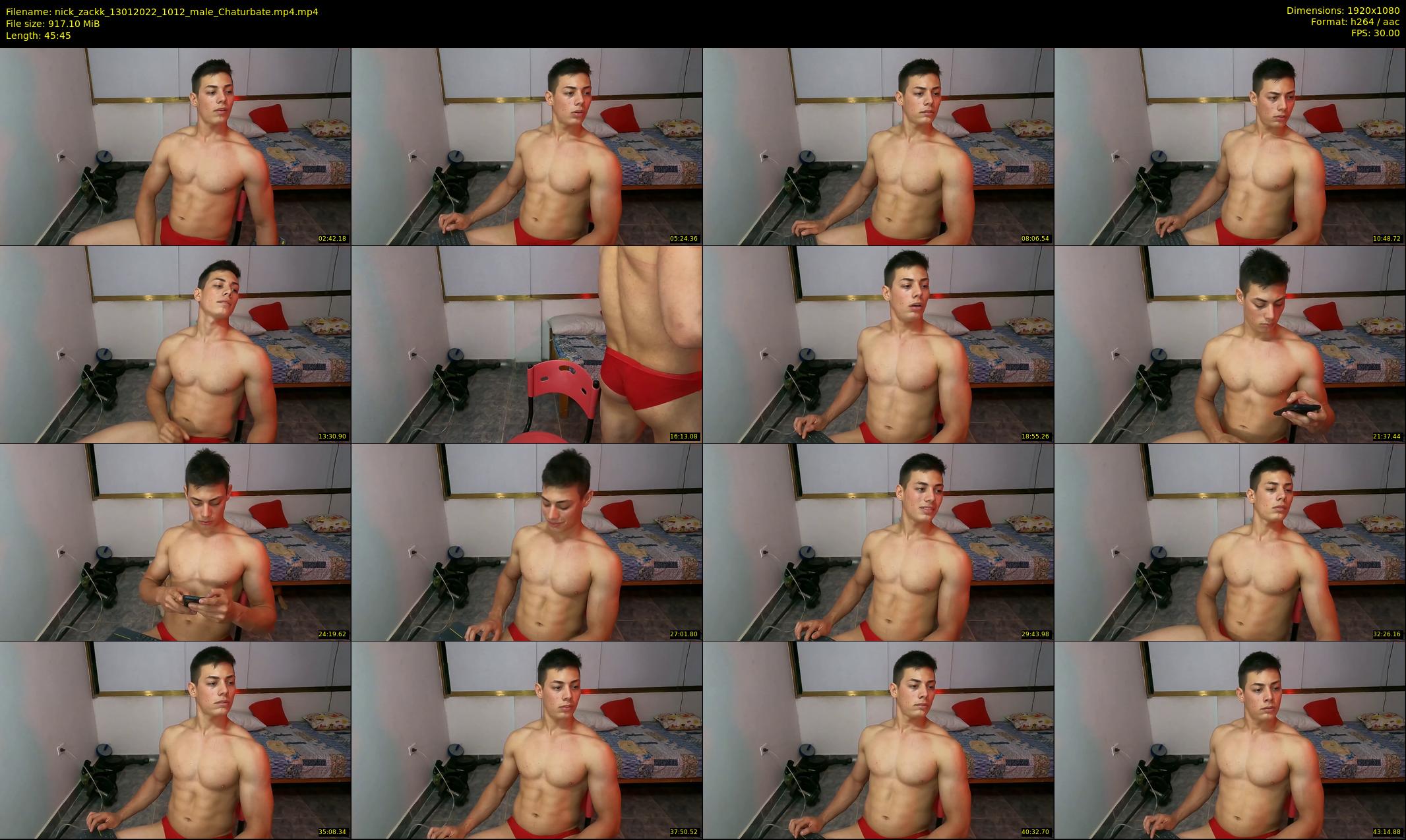 nick_zackk — 46 minute Chaturbate male cam show recording, 1080p, Jan 13, 2022
