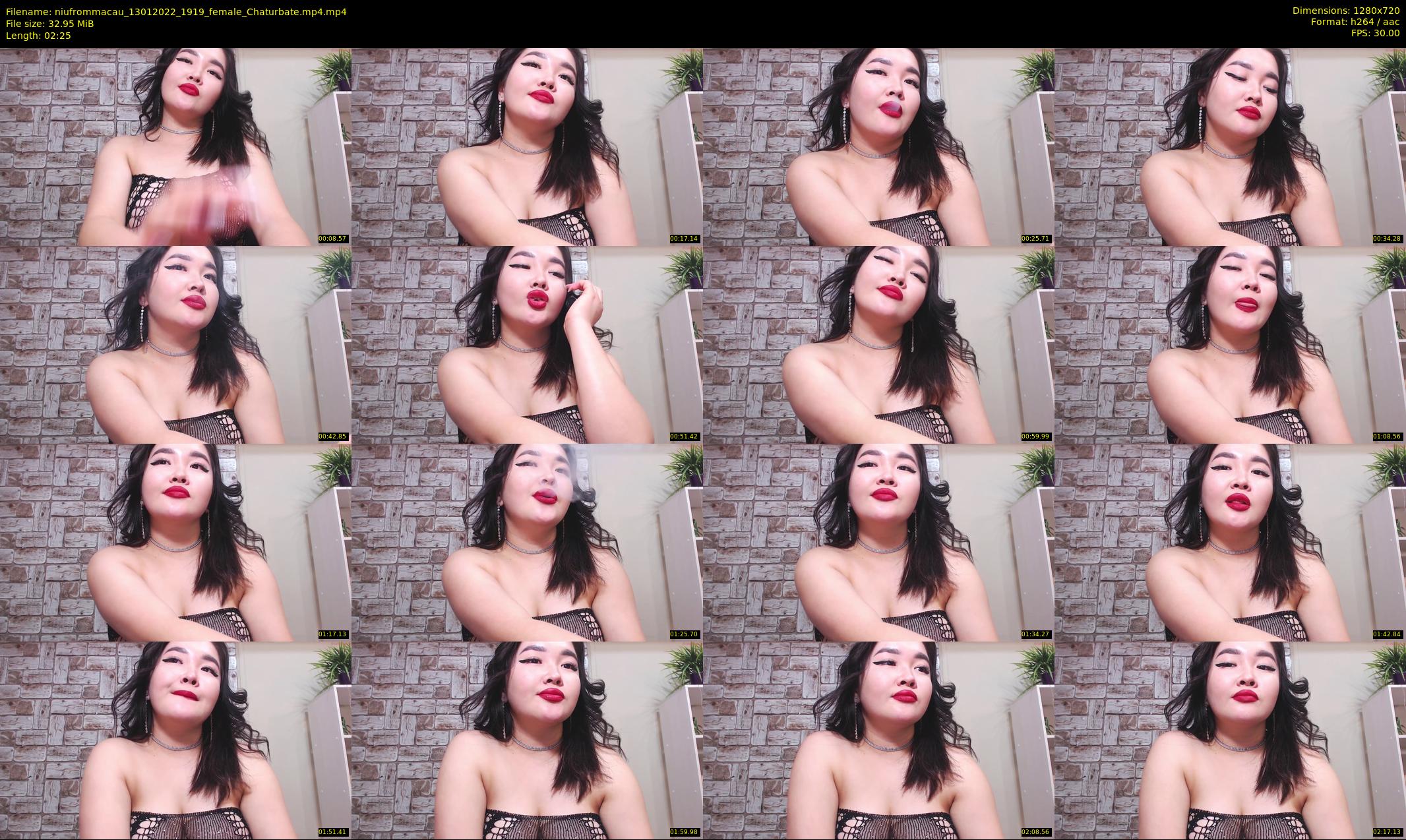 niufrommacau — 3 minute Chaturbate female cam show recording, 720p, Jan 13, 2022