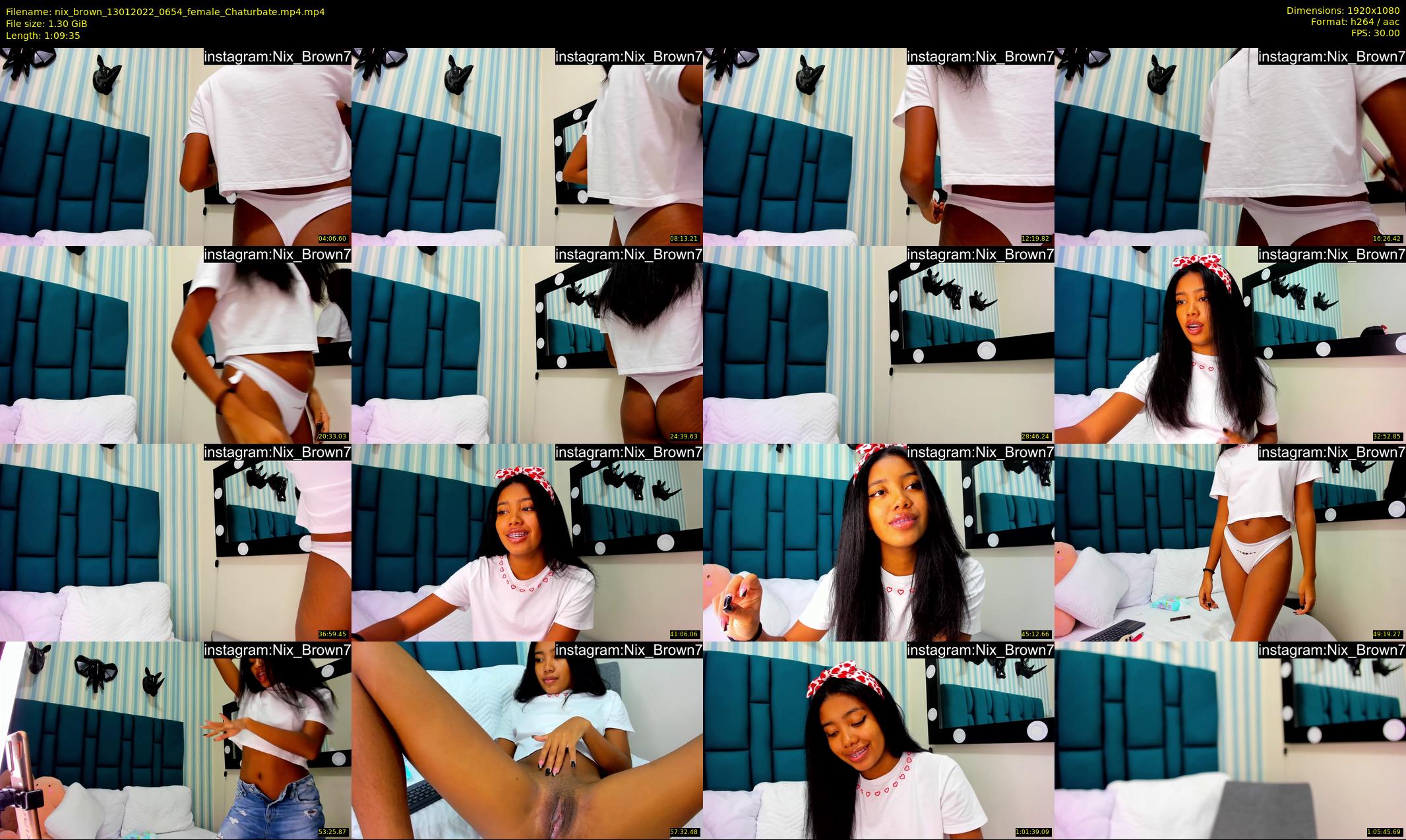 nix_brown — 70 minute Chaturbate female cam show recording, 1080p, Jan 13, 2022