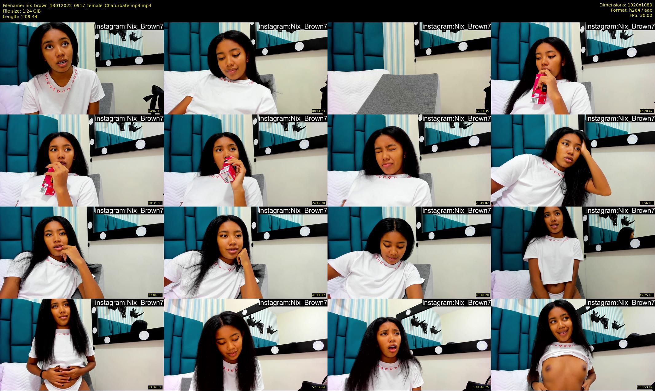 nix_brown — 70 minute Chaturbate female cam show recording, 1080p, Jan 13, 2022