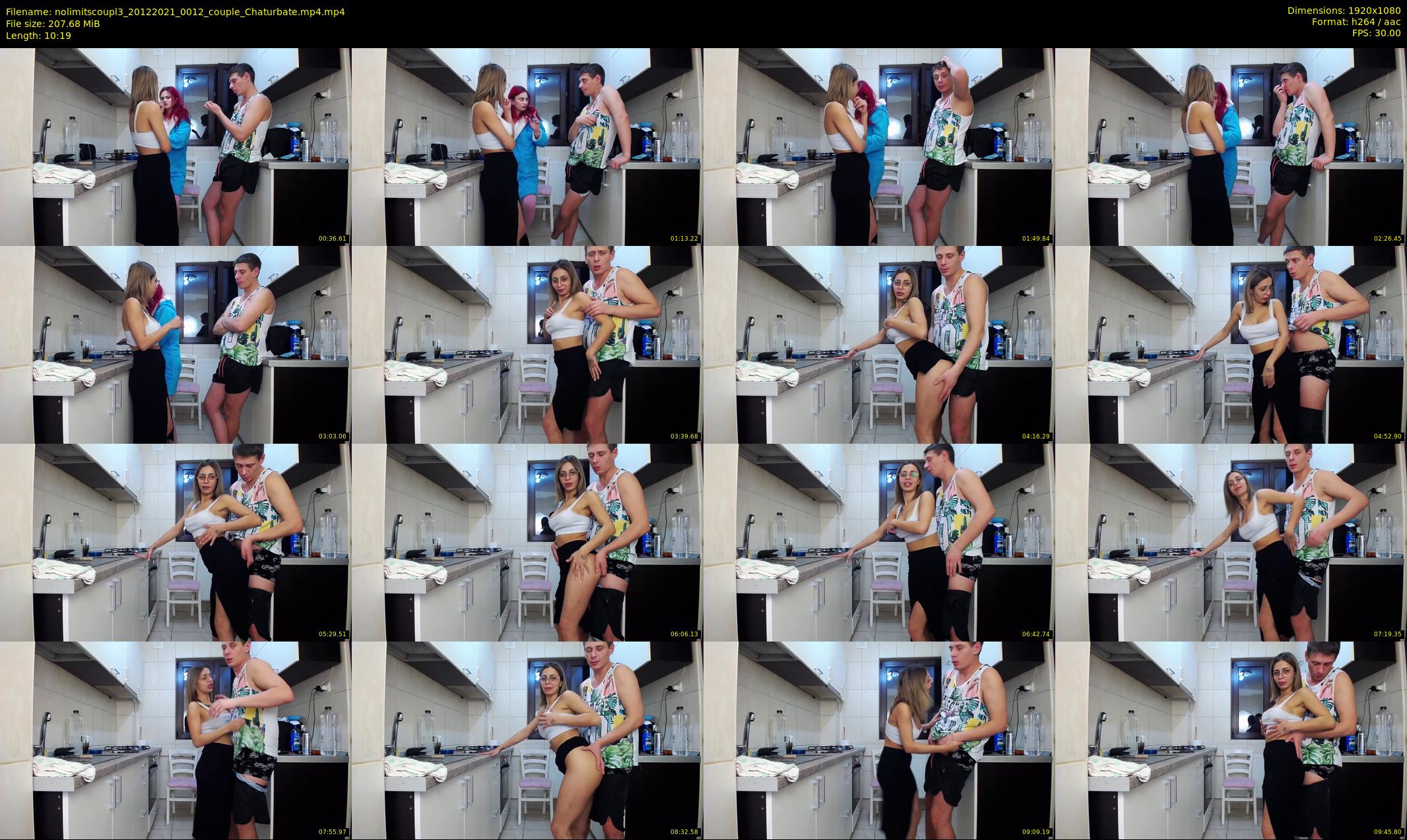 nolimitscoupl3 — 11 minute Chaturbate couple cam show recording, 1080p, Dec 20, 2021