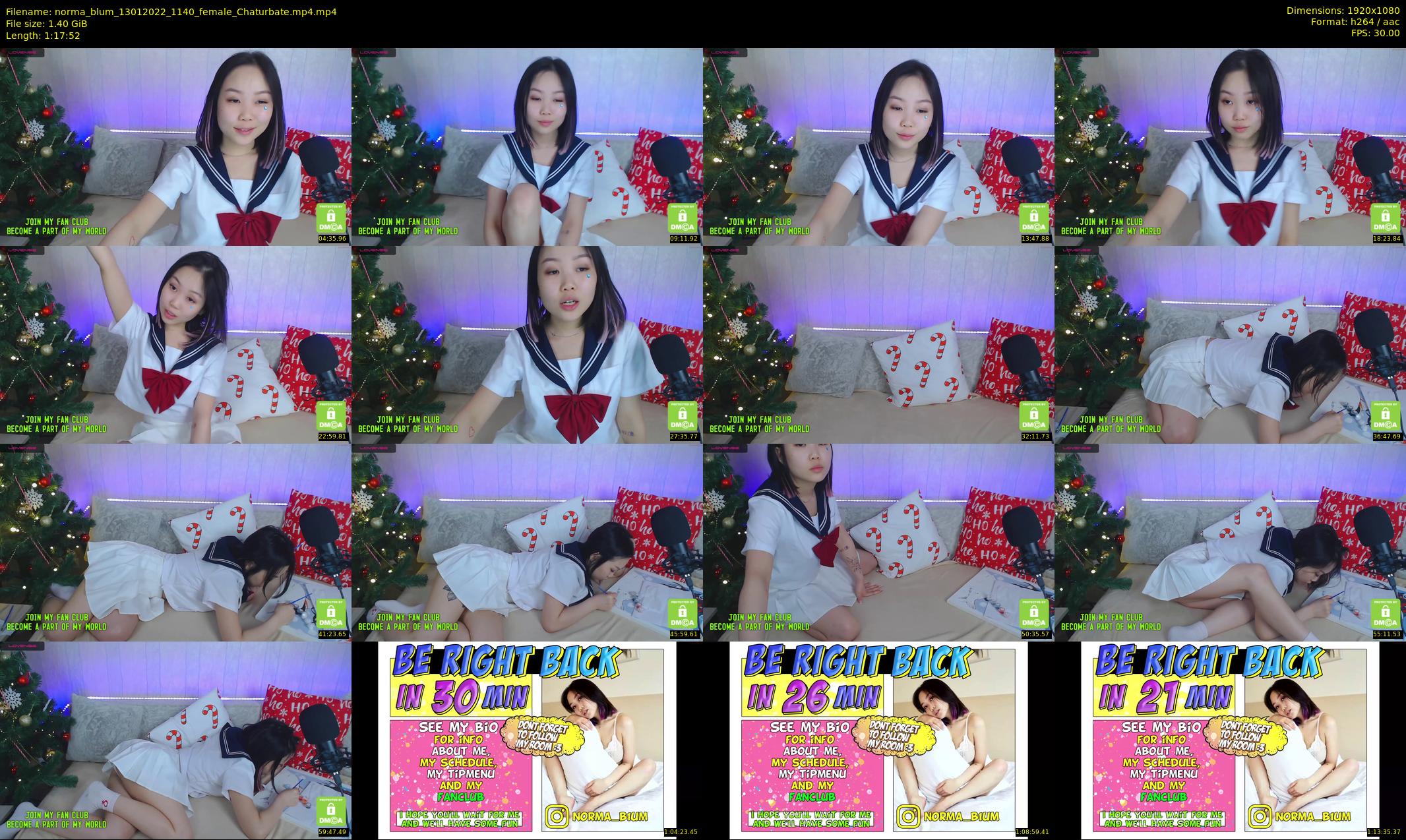 norma_blum — 78 minute Chaturbate female cam show recording, 1080p, Jan 13, 2022