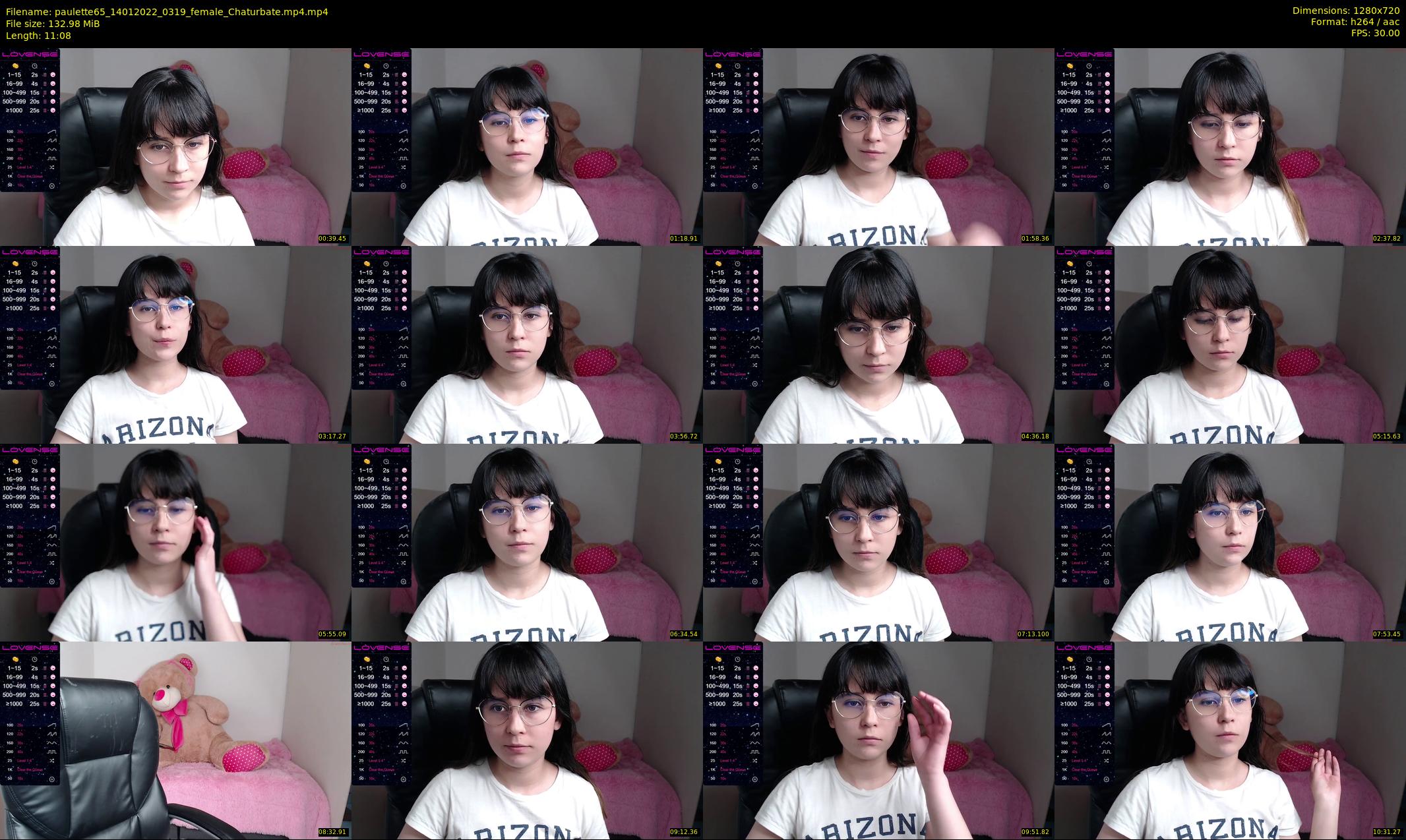 paulette65 — 12 minute Chaturbate female cam show recording, 720p, Jan 14, 2022