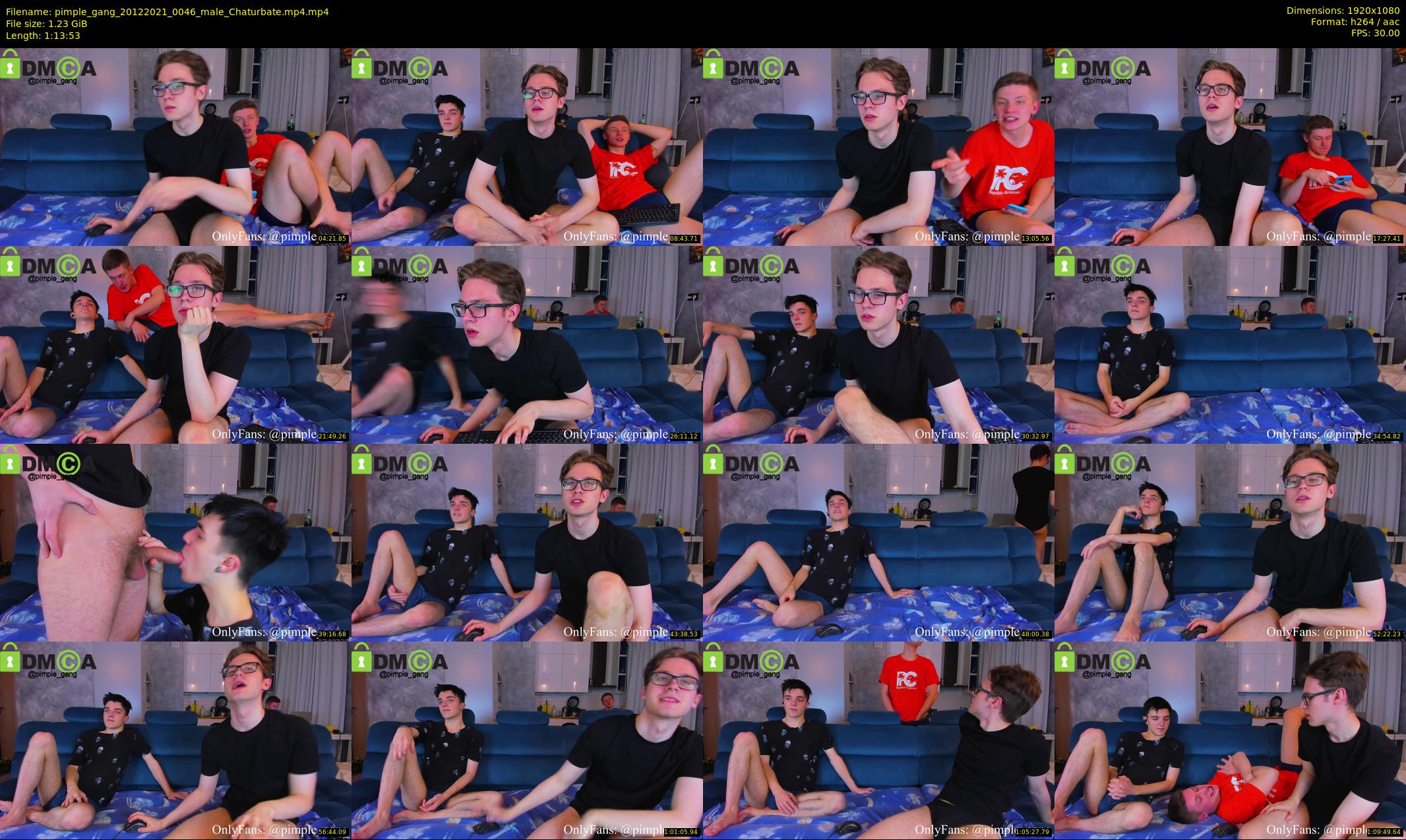 pimple_gang — 74 minute Chaturbate male cam show recording, 1080p, Dec 20, 2021