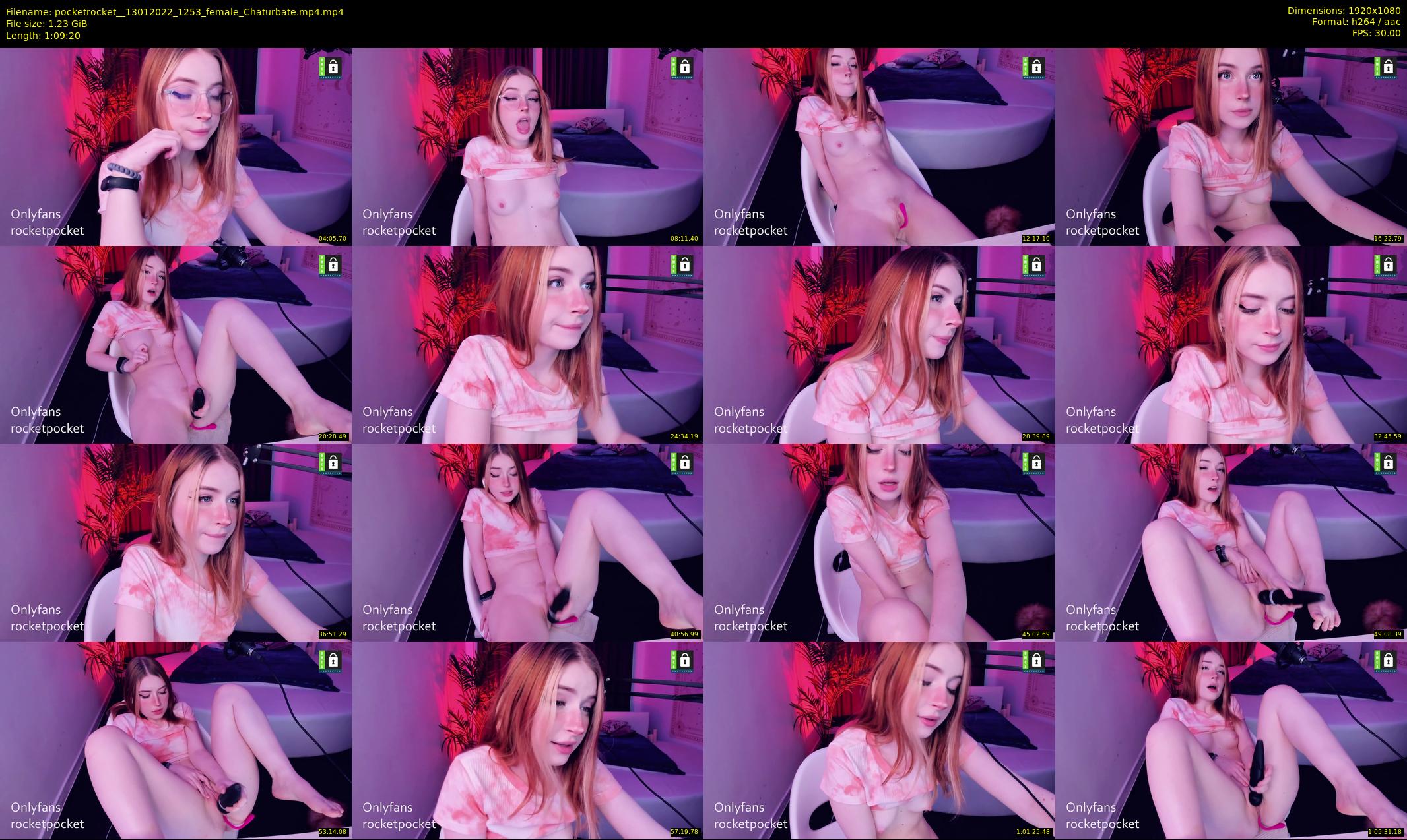 pocketrocket_ — 70 minute Chaturbate female cam show recording, 1080p, Jan 13, 2022