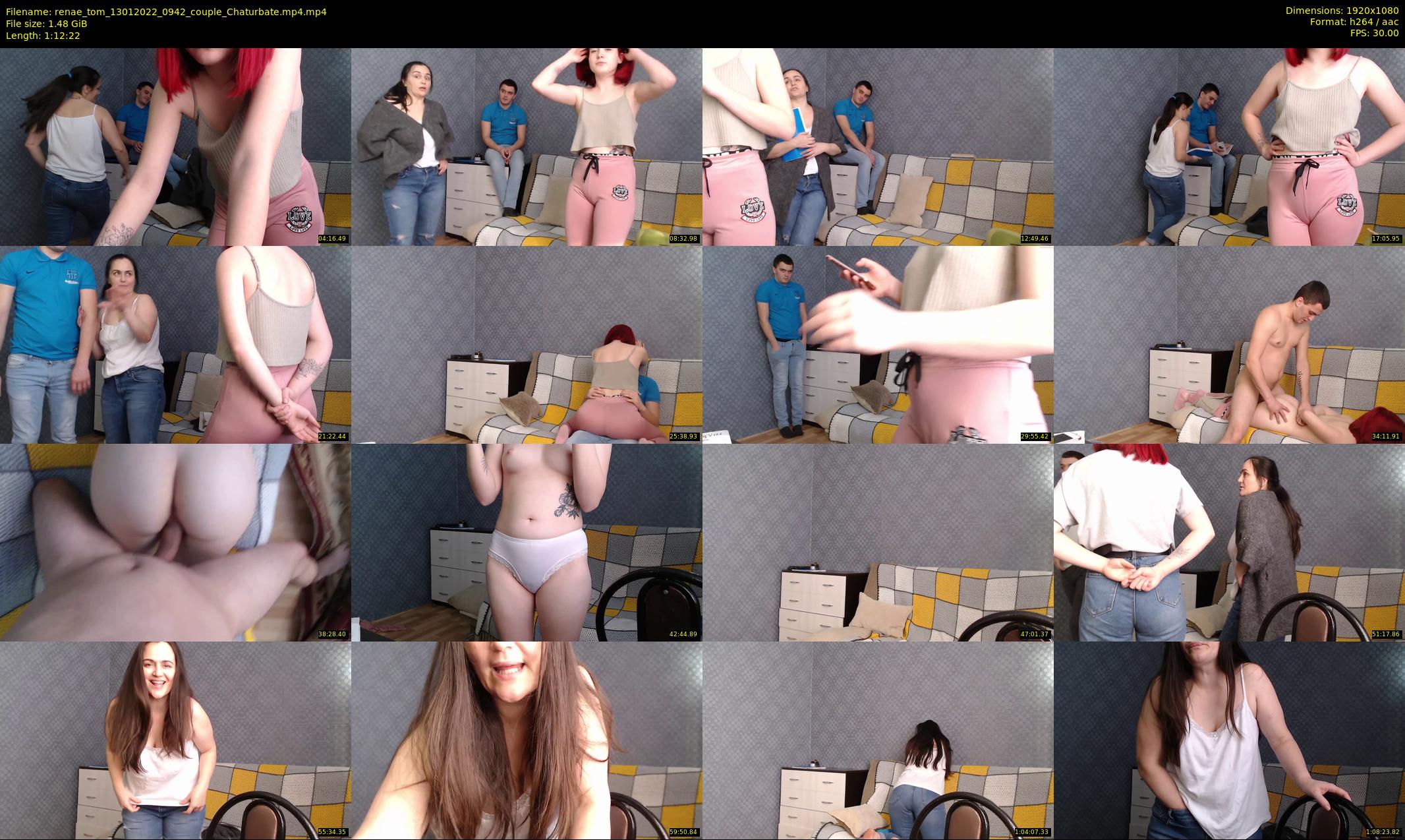 renae_tom — 73 minute Chaturbate couple cam show recording, 1080p, Jan 13, 2022