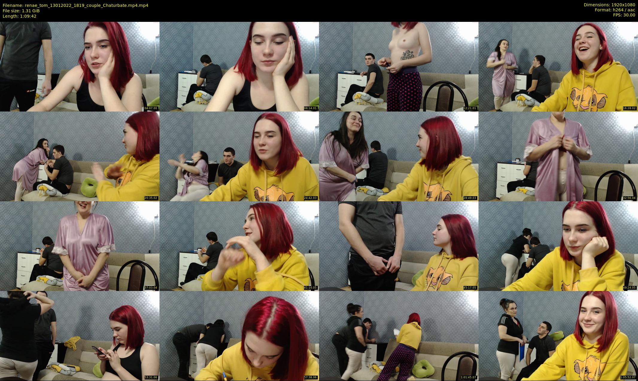 renae_tom — 70 minute Chaturbate couple cam show recording, 1080p, Jan 13, 2022