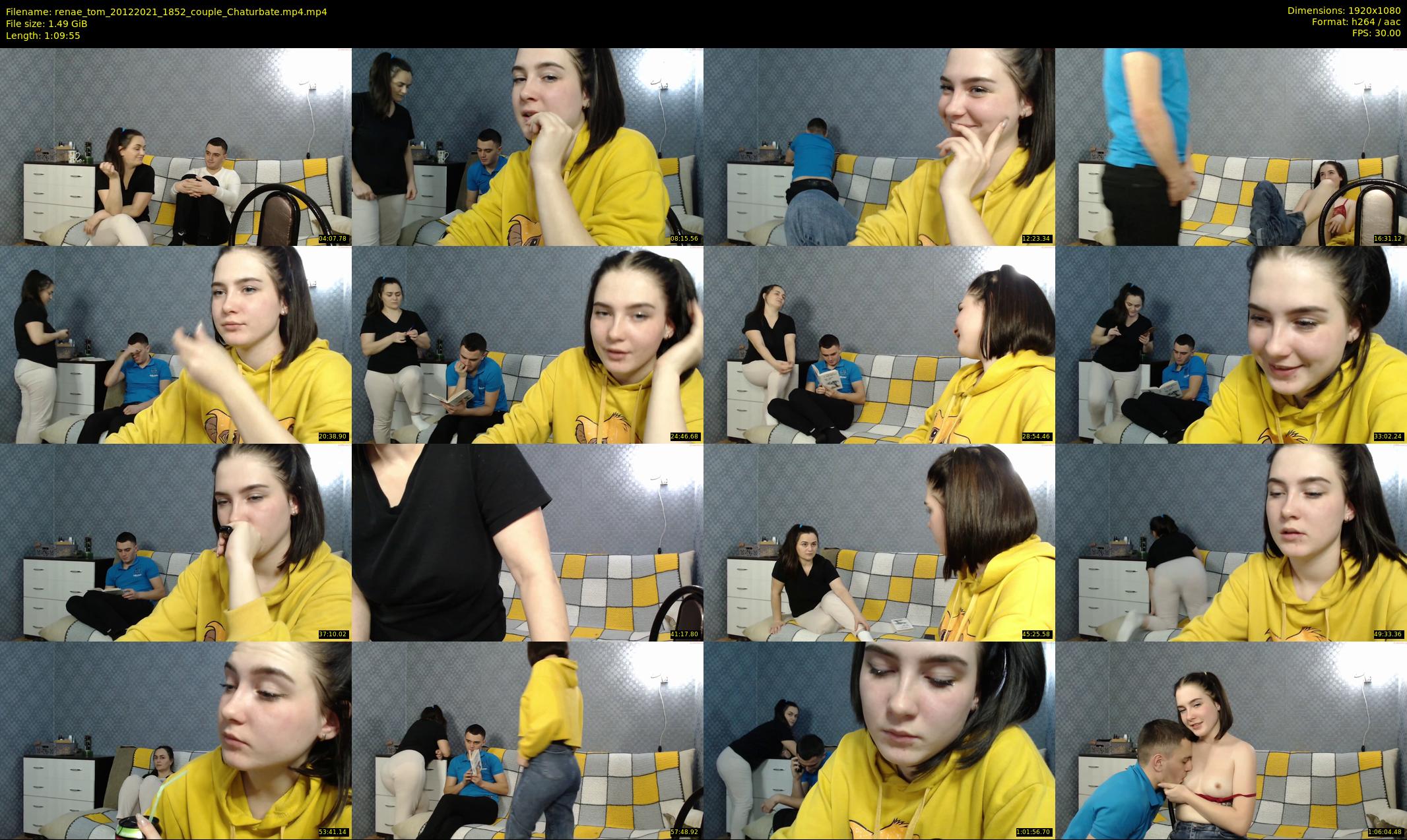 renae_tom — 70 minute Chaturbate couple cam show recording, 1080p, Dec 20, 2021