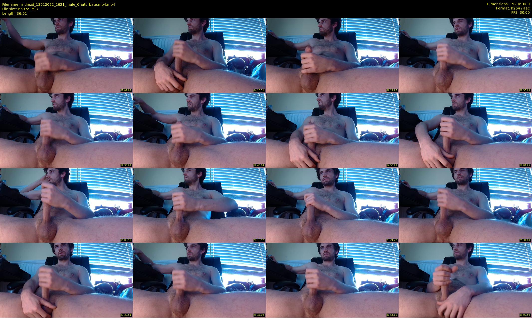 rndmzd — 37 minute Chaturbate male cam show recording, 1080p, Jan 13, 2022