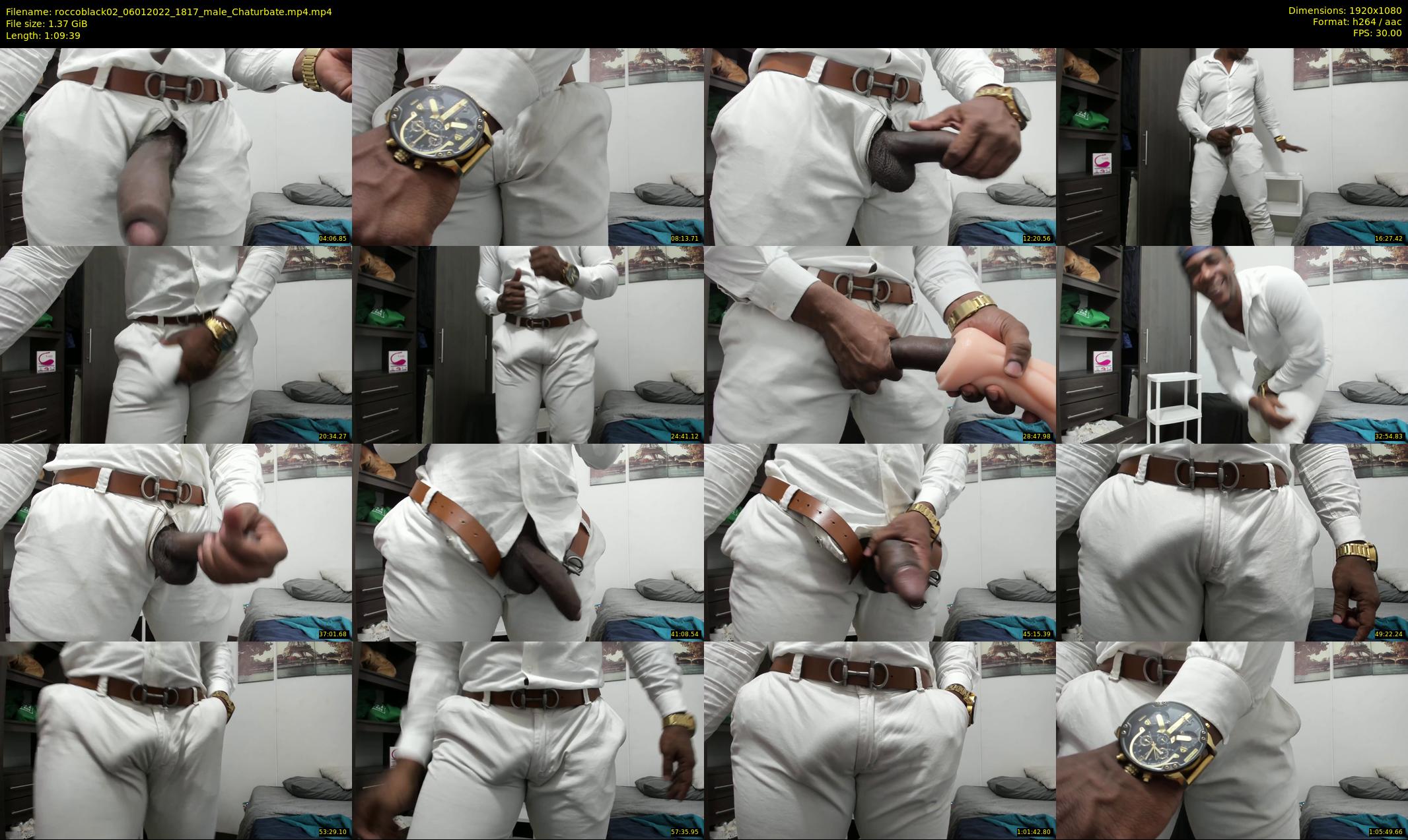 roccoblack02 — 70 minute Chaturbate male cam show recording, 1080p, Jan 6, 2022