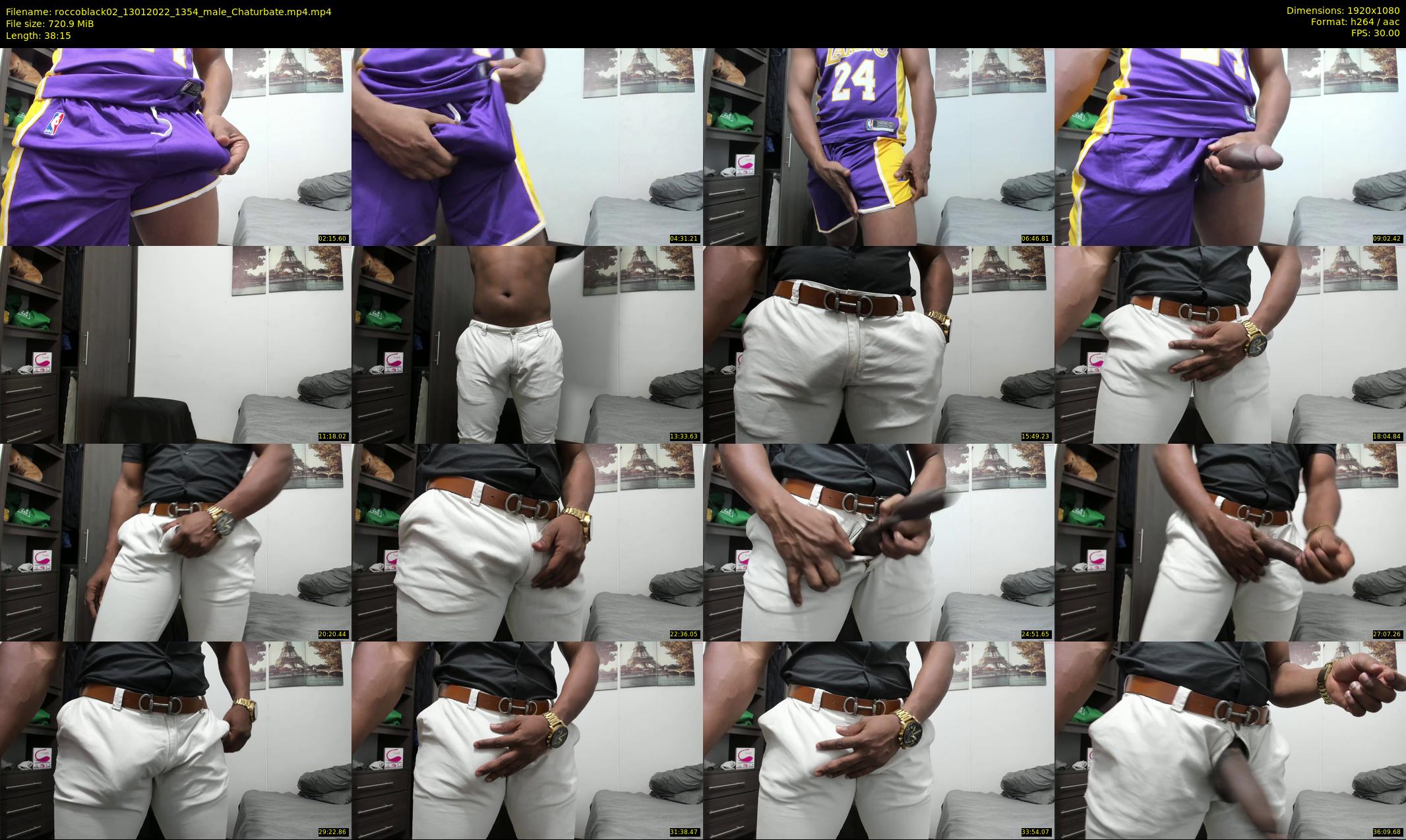 roccoblack02 — 39 minute Chaturbate male cam show recording, 1080p, Jan 13, 2022