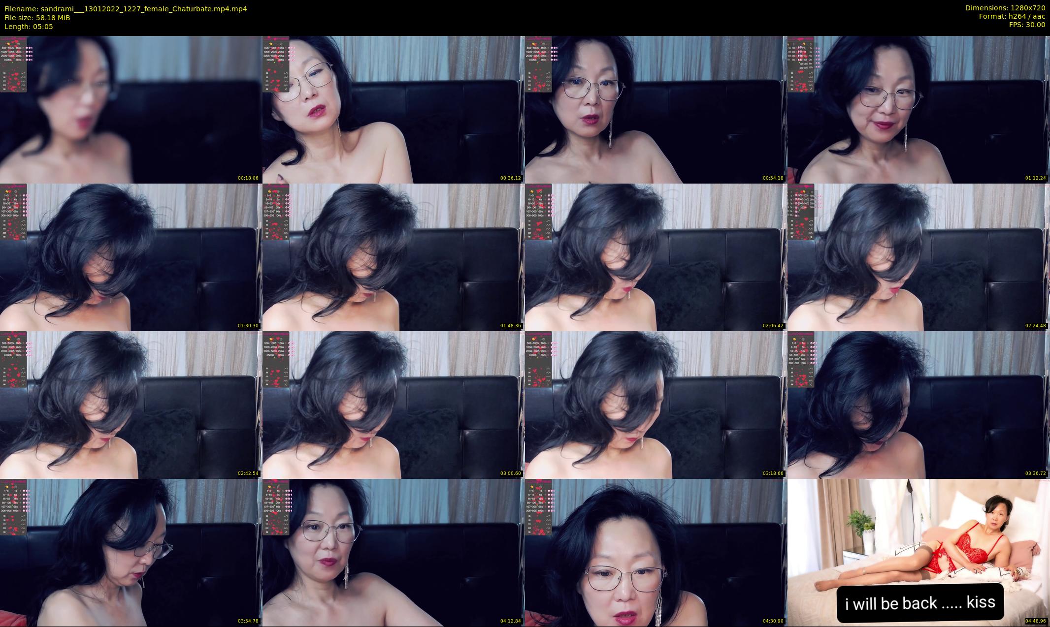 sandrami__ — 6 minute Chaturbate female cam show recording, 720p, Jan 13, 2022