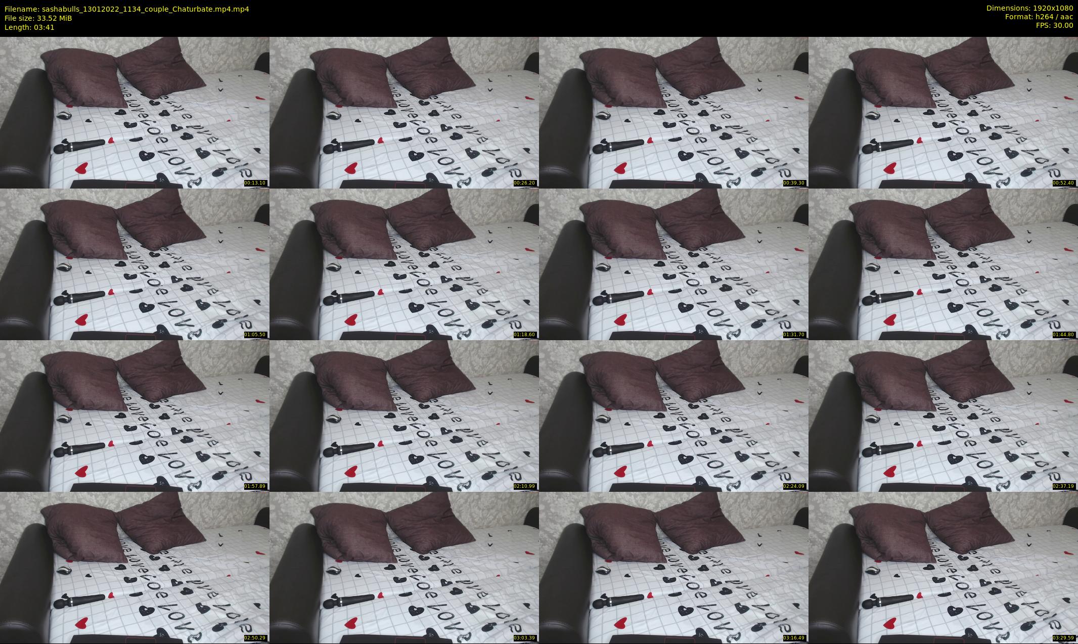sashabulls — 4 minute Chaturbate couple cam show recording, 1080p, Jan 13, 2022