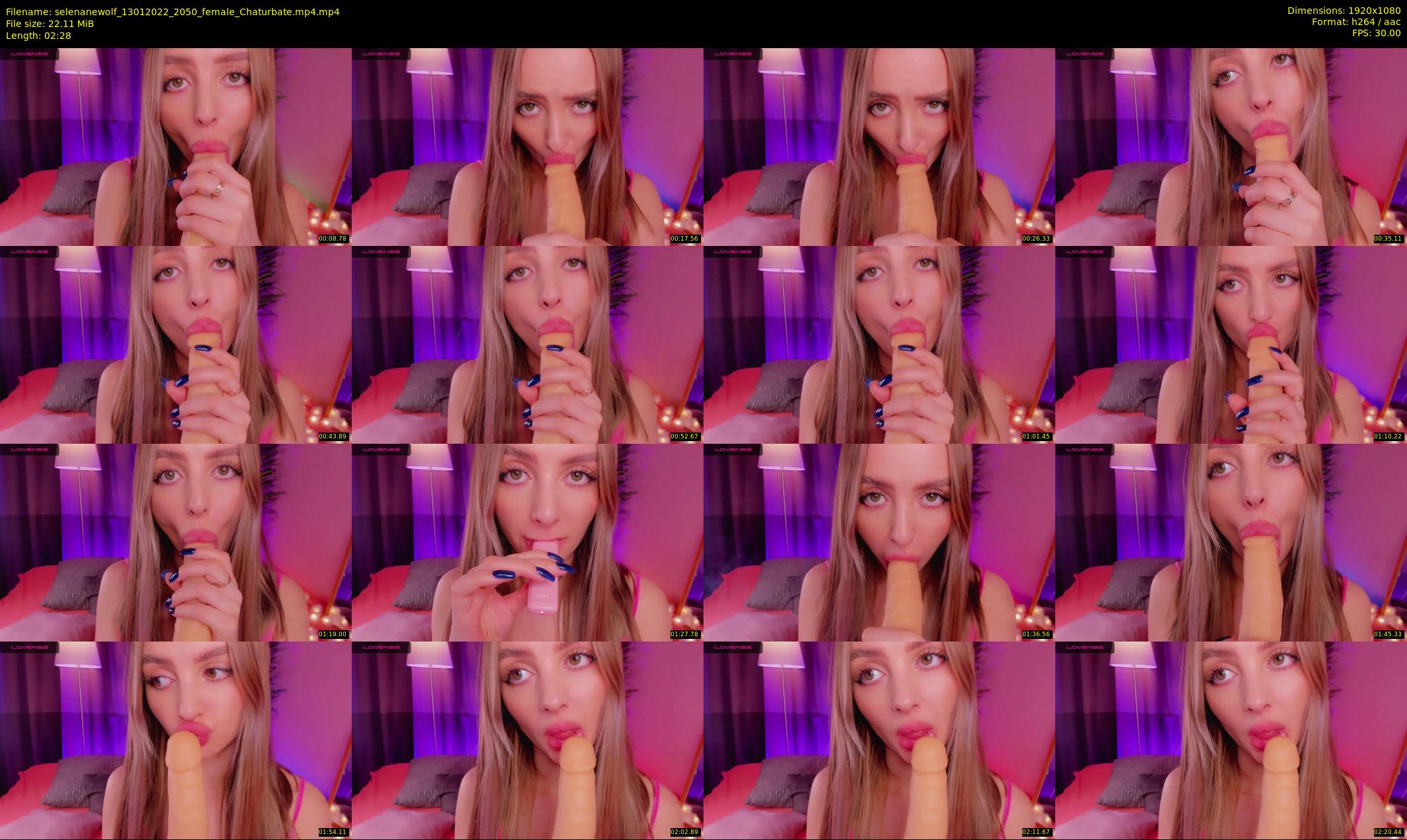 selenanewolf — 3 minute Chaturbate couple cam show recording, 1080p, Jan 13, 2022