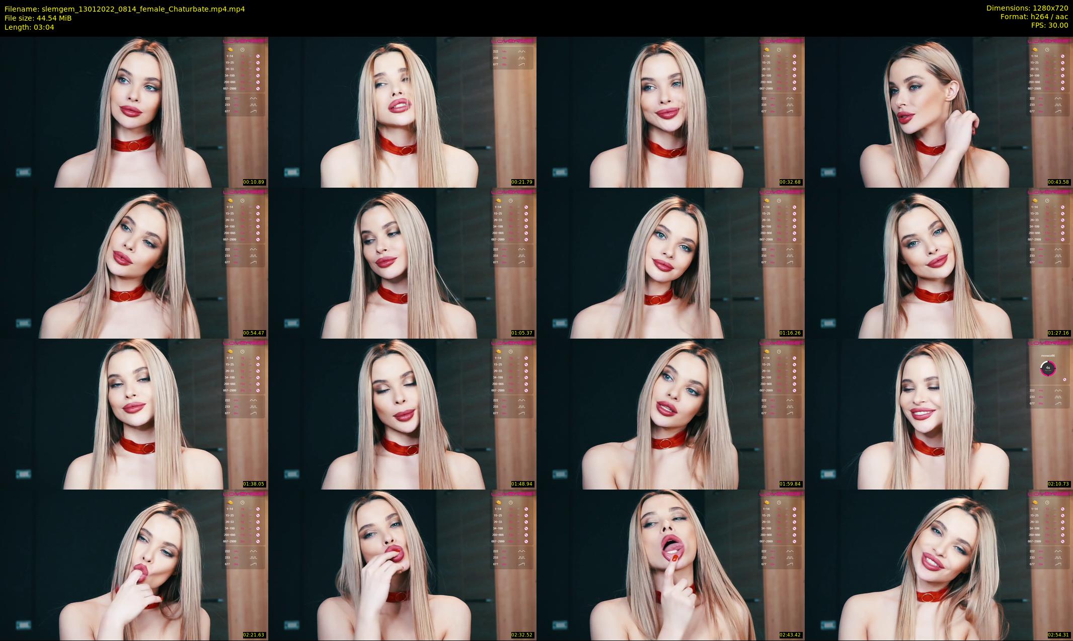 slemgem — 4 minute Chaturbate couple cam show recording, 720p, Jan 13, 2022