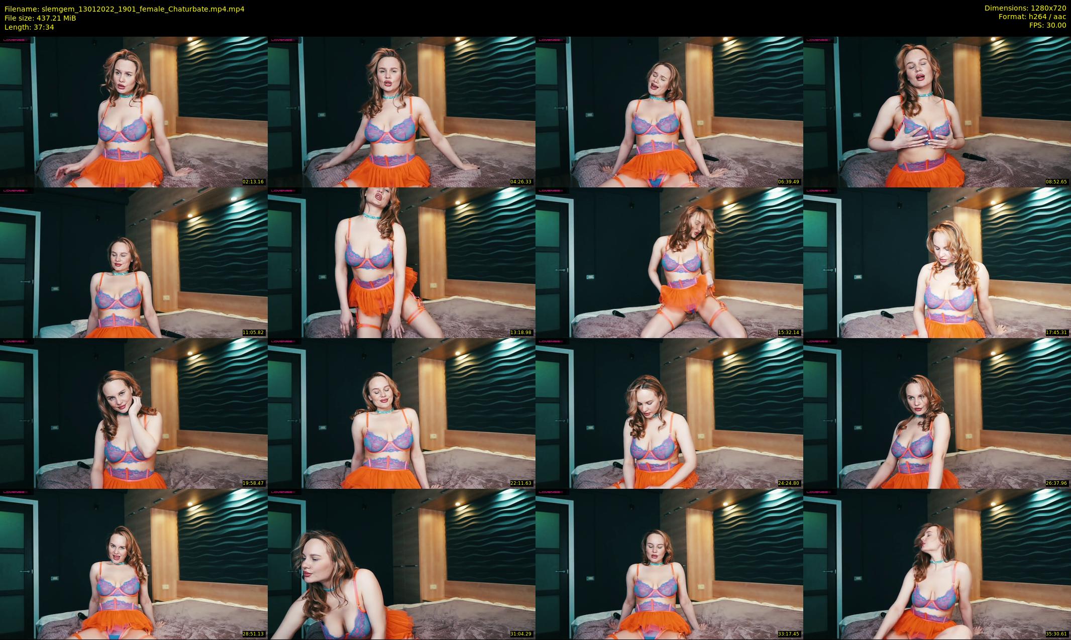 slemgem — 38 minute Chaturbate couple cam show recording, 720p, Jan 13, 2022
