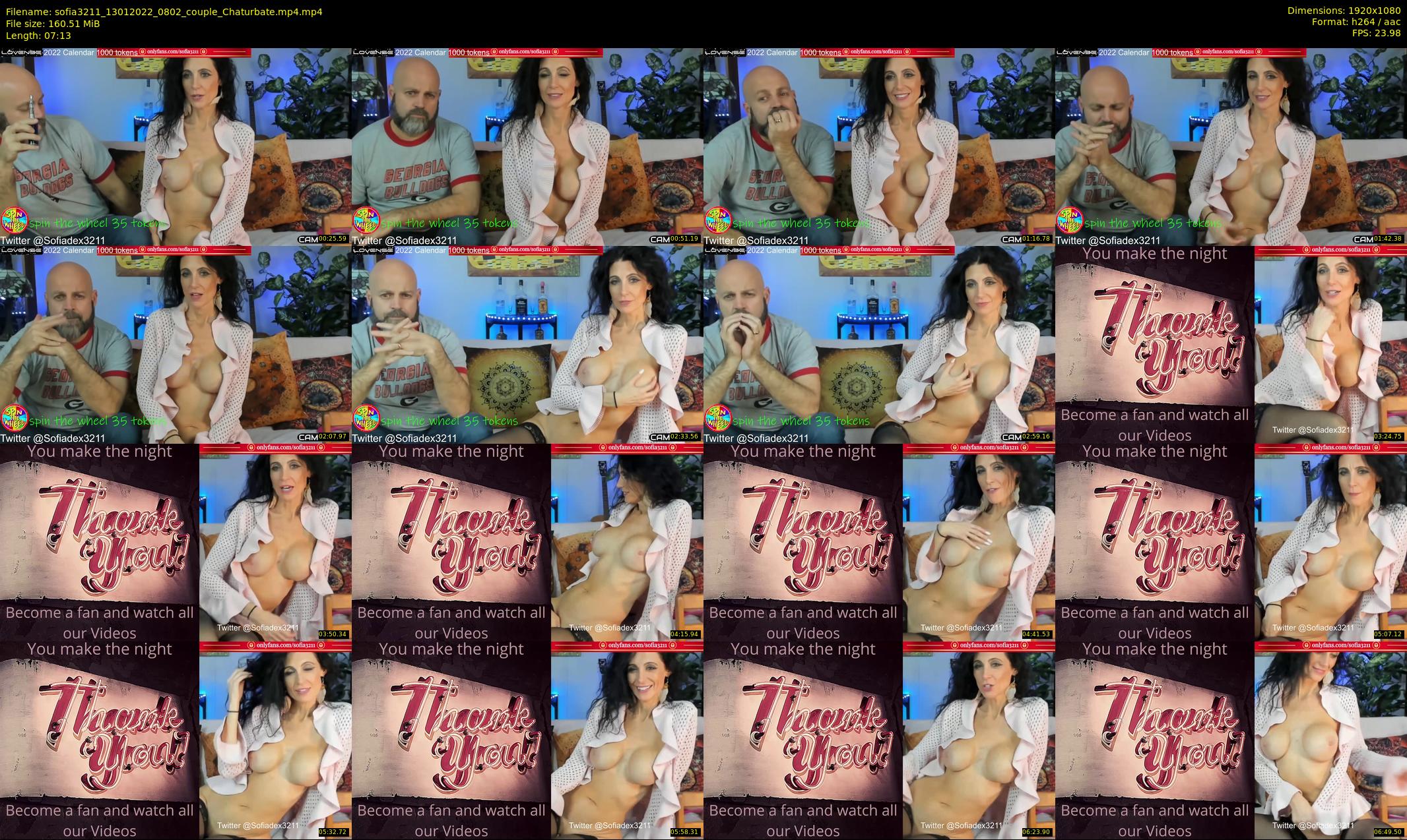 sofia3211 — 8 minute Chaturbate couple cam show recording, 1080p, Jan 13, 2022