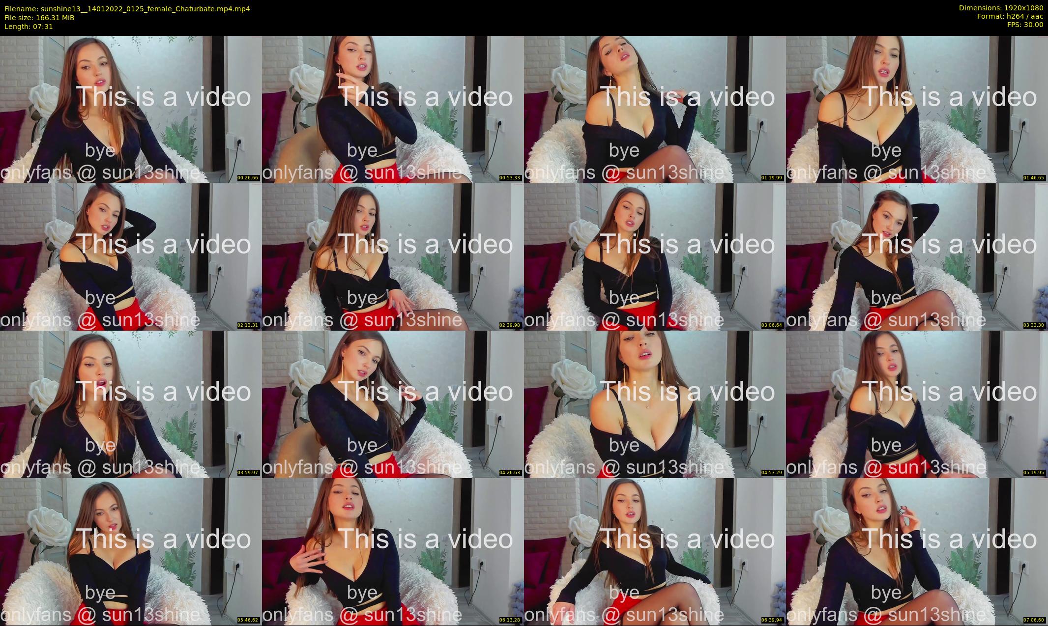 sunshine13_ — 8 minute Chaturbate female cam show recording, 1080p, Jan 14, 2022