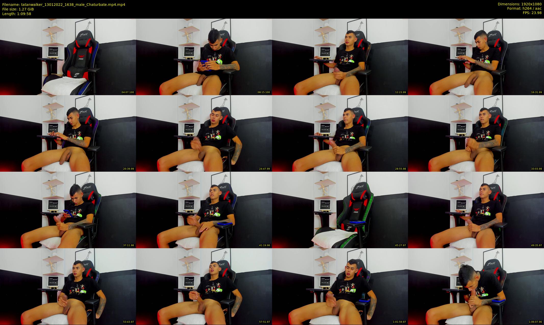 tatanwalker — 70 minute Chaturbate male cam show recording, 1080p, Jan 13, 2022