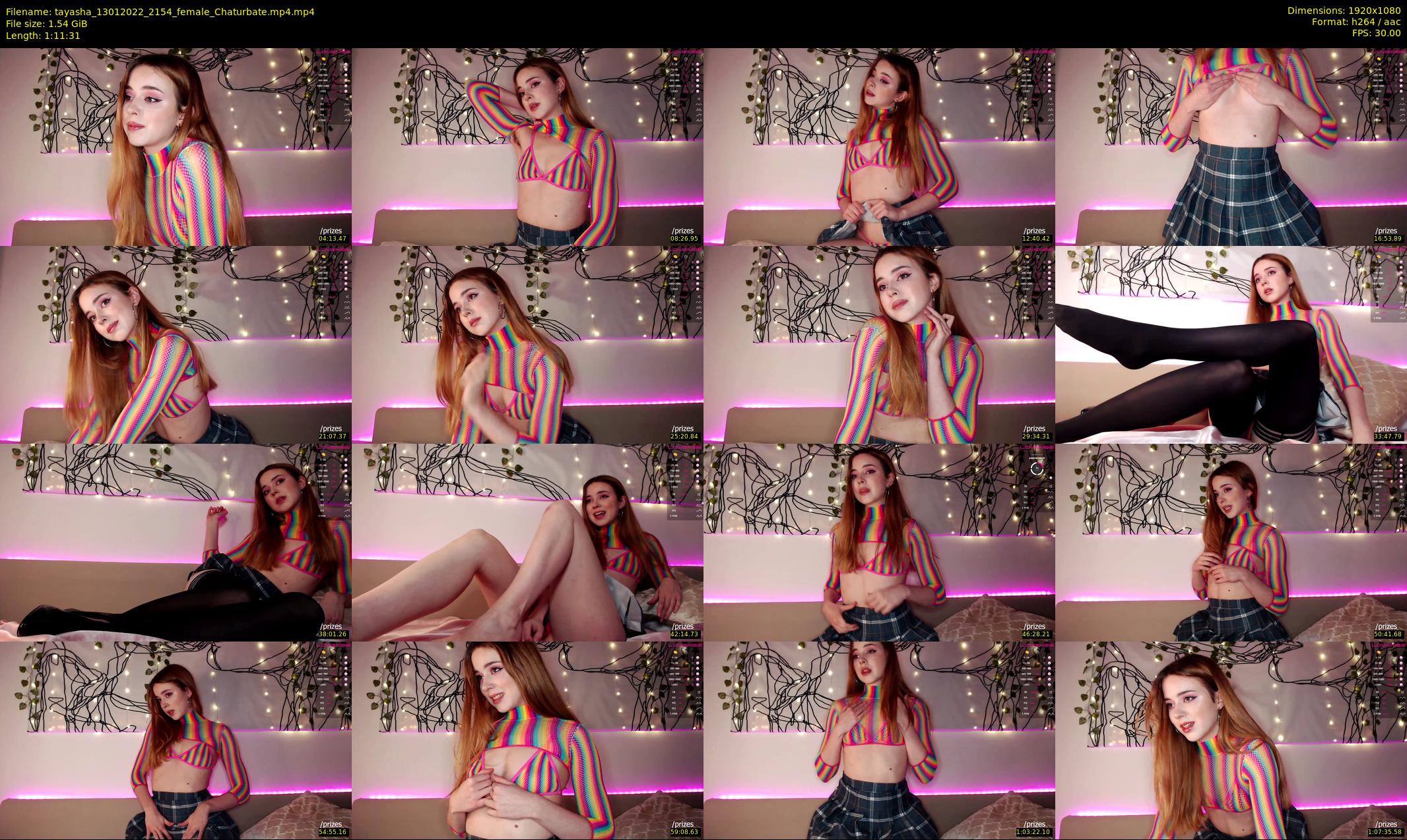 tayasha — 72 minute Chaturbate female cam show recording, 1080p, Jan 13, 2022