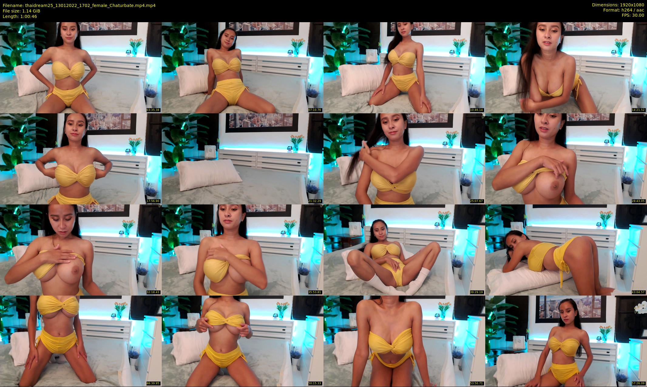 thaidream25 — 61 minute Chaturbate female cam show recording, 1080p, Jan 13, 2022