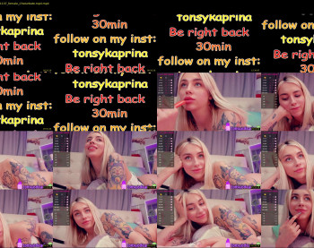 tonsykaprina — 71 minute Chaturbate couple cam show recording, 1080p, Jan 13, 2022