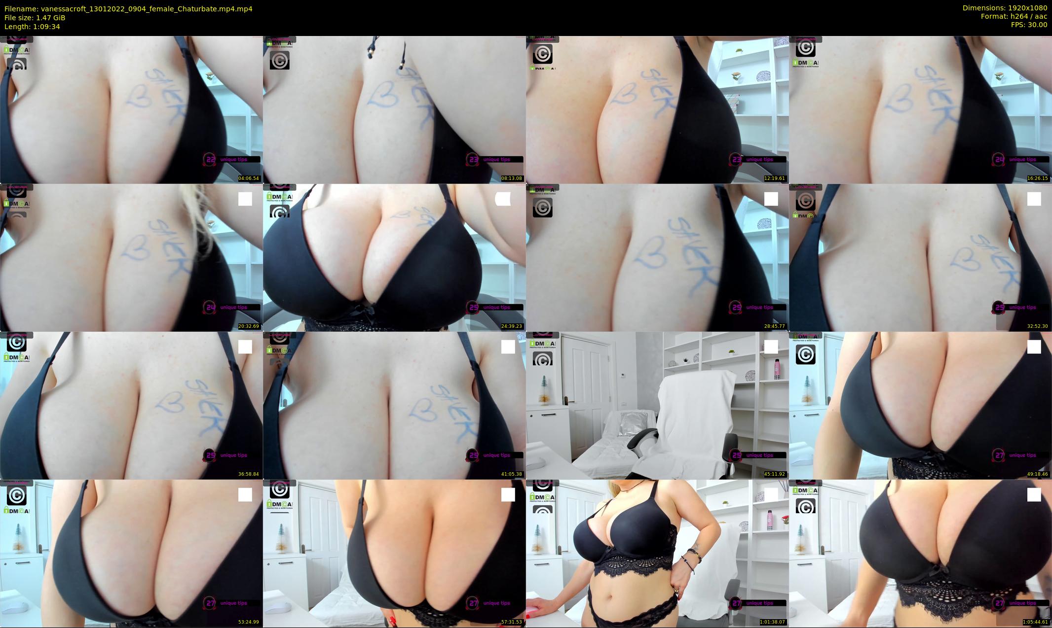 vanessacroft — 70 minute Chaturbate female cam show recording, 1080p, Jan 13, 2022