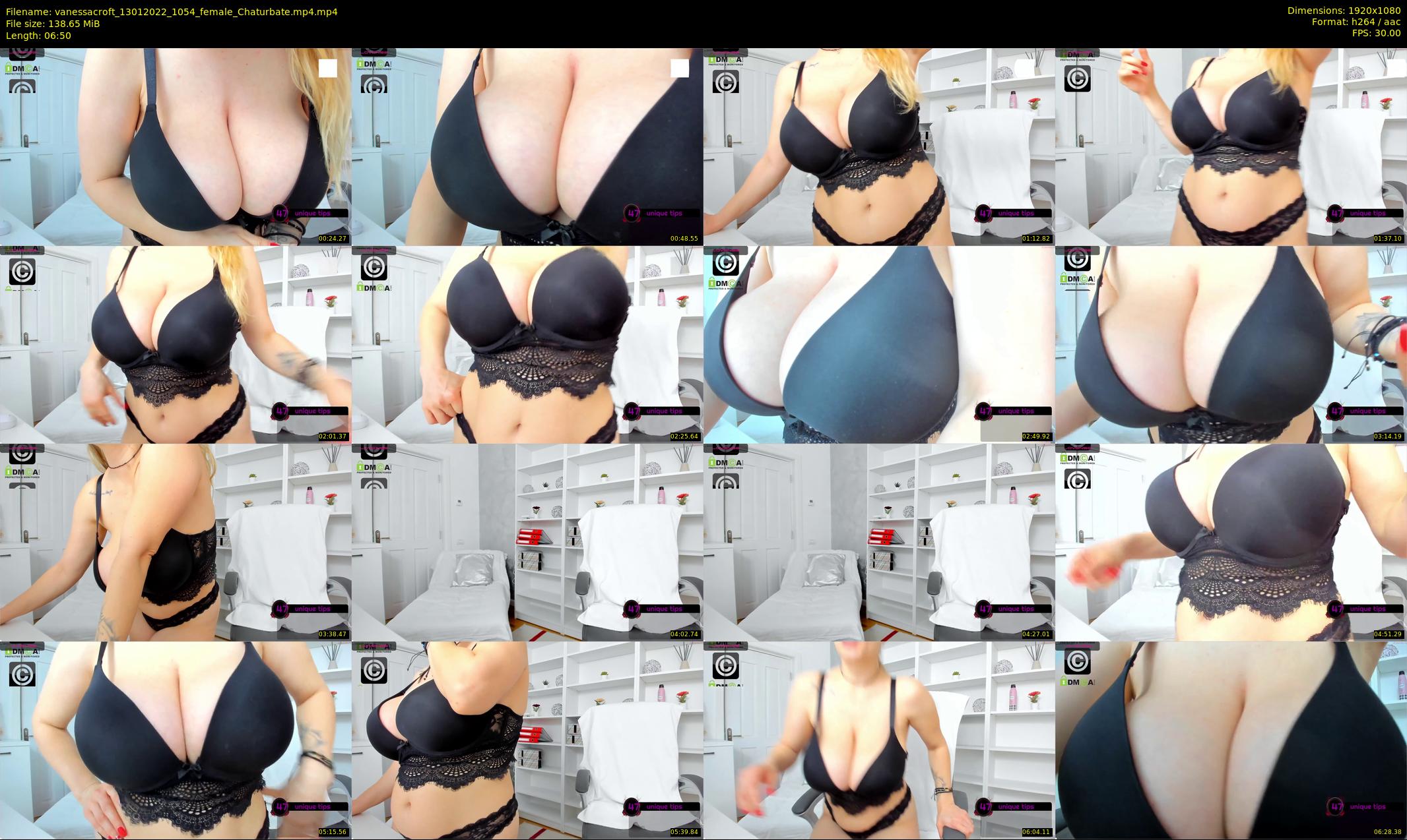 vanessacroft — 7 minute Chaturbate female cam show recording, 1080p, Jan 13, 2022