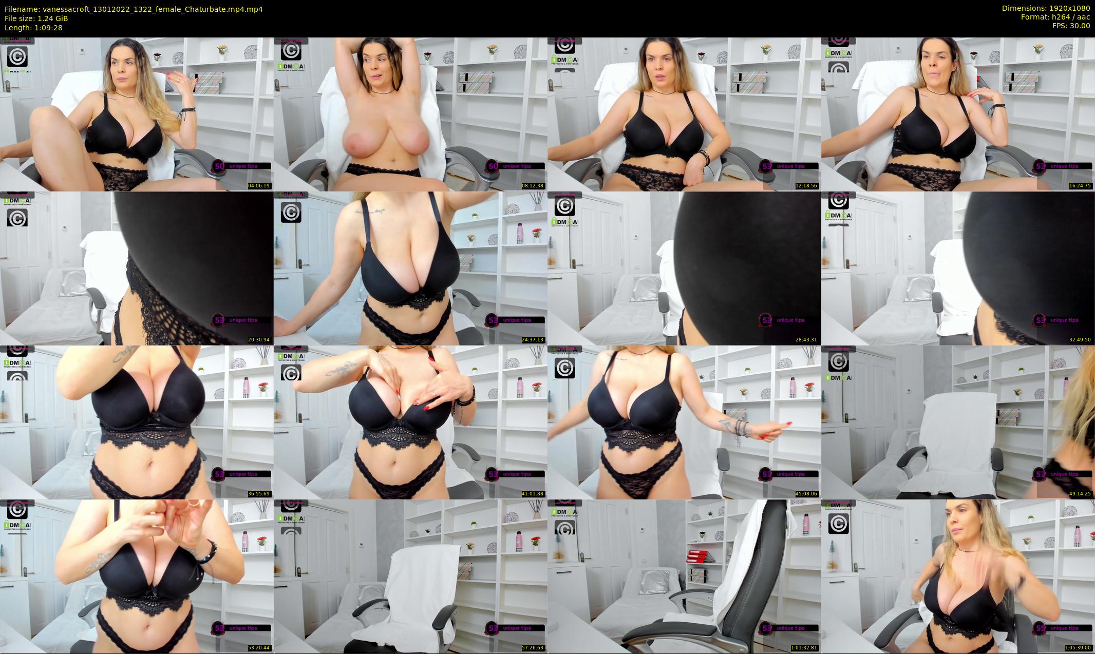 vanessacroft — 70 minute Chaturbate female cam show recording, 1080p, Jan 13, 2022