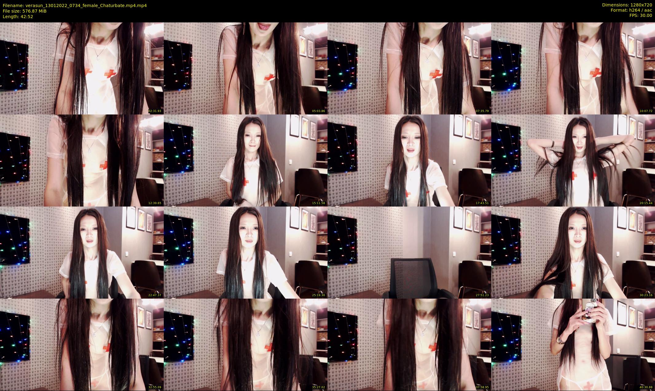 verasun — 43 minute Chaturbate female cam show recording, 720p, Jan 13, 2022
